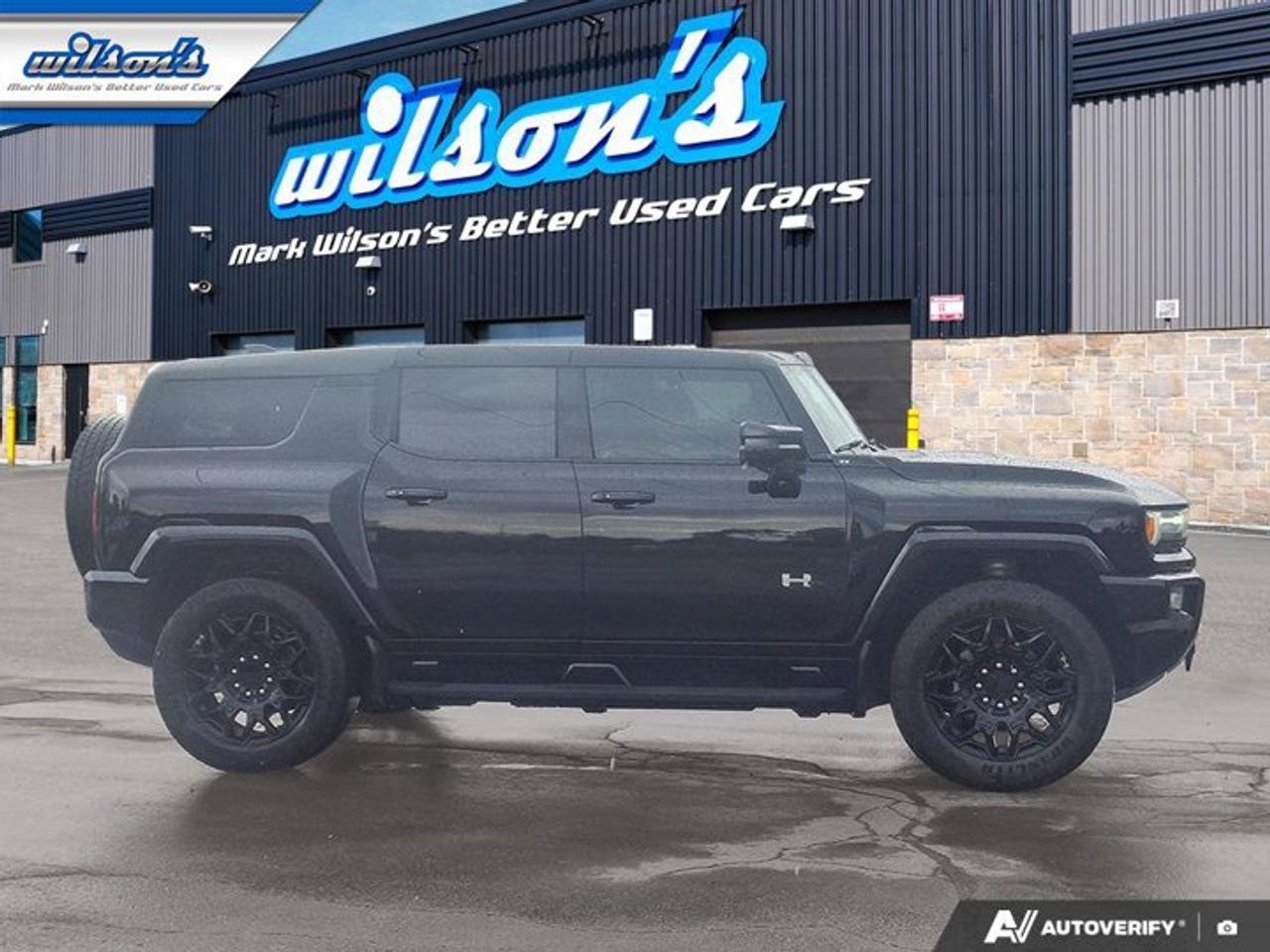2024 GMC HUMMER EV SUV 2X 4WD | Convertible Hardtop | Void Black | Leather | Cooled + Heated Seats | Heated Wheel and More! Photo