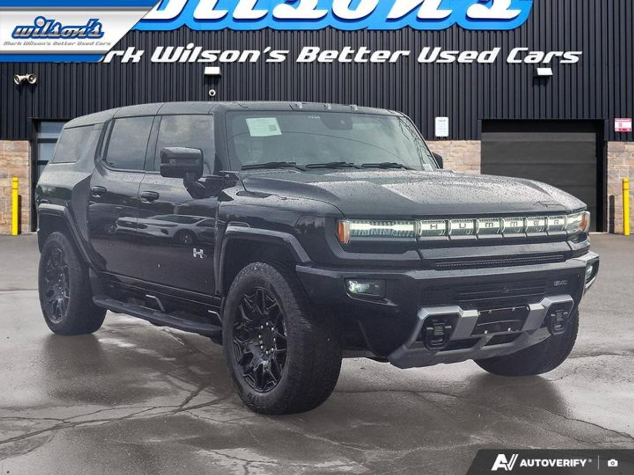 2024 GMC HUMMER EV SUV 2X 4WD | Convertible Hardtop | Void Black | Leather | Cooled + Heated Seats | Heated Wheel and More! Photo