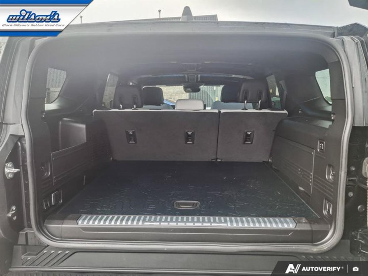 2024 GMC HUMMER EV SUV 2X 4WD | Convertible Hardtop | Void Black | Leather | Cooled + Heated Seats | Heated Wheel and More! Photo
