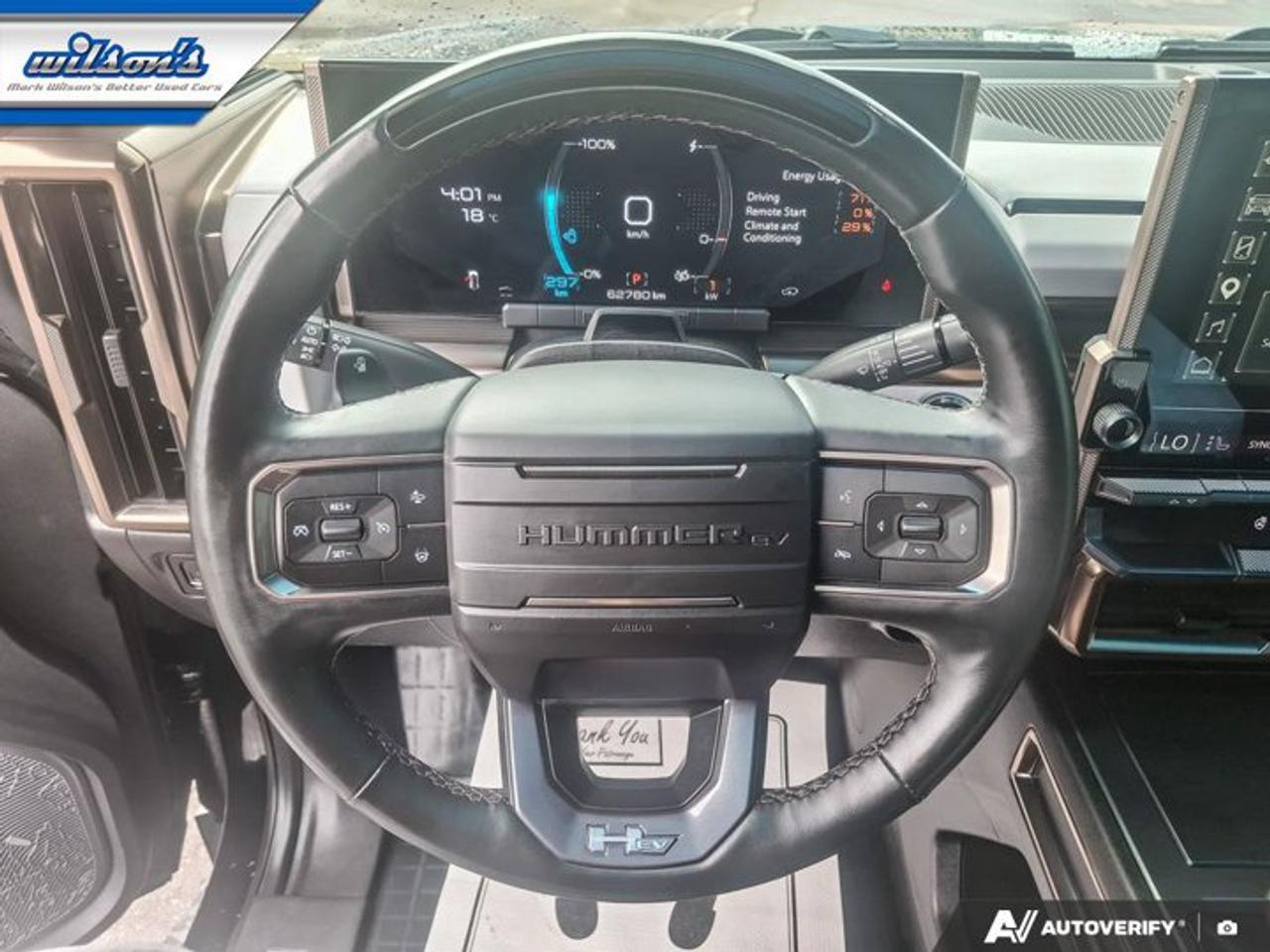 2024 GMC HUMMER EV SUV 2X 4WD | Convertible Hardtop | Void Black | Leather | Cooled + Heated Seats | Heated Wheel and More! Photo