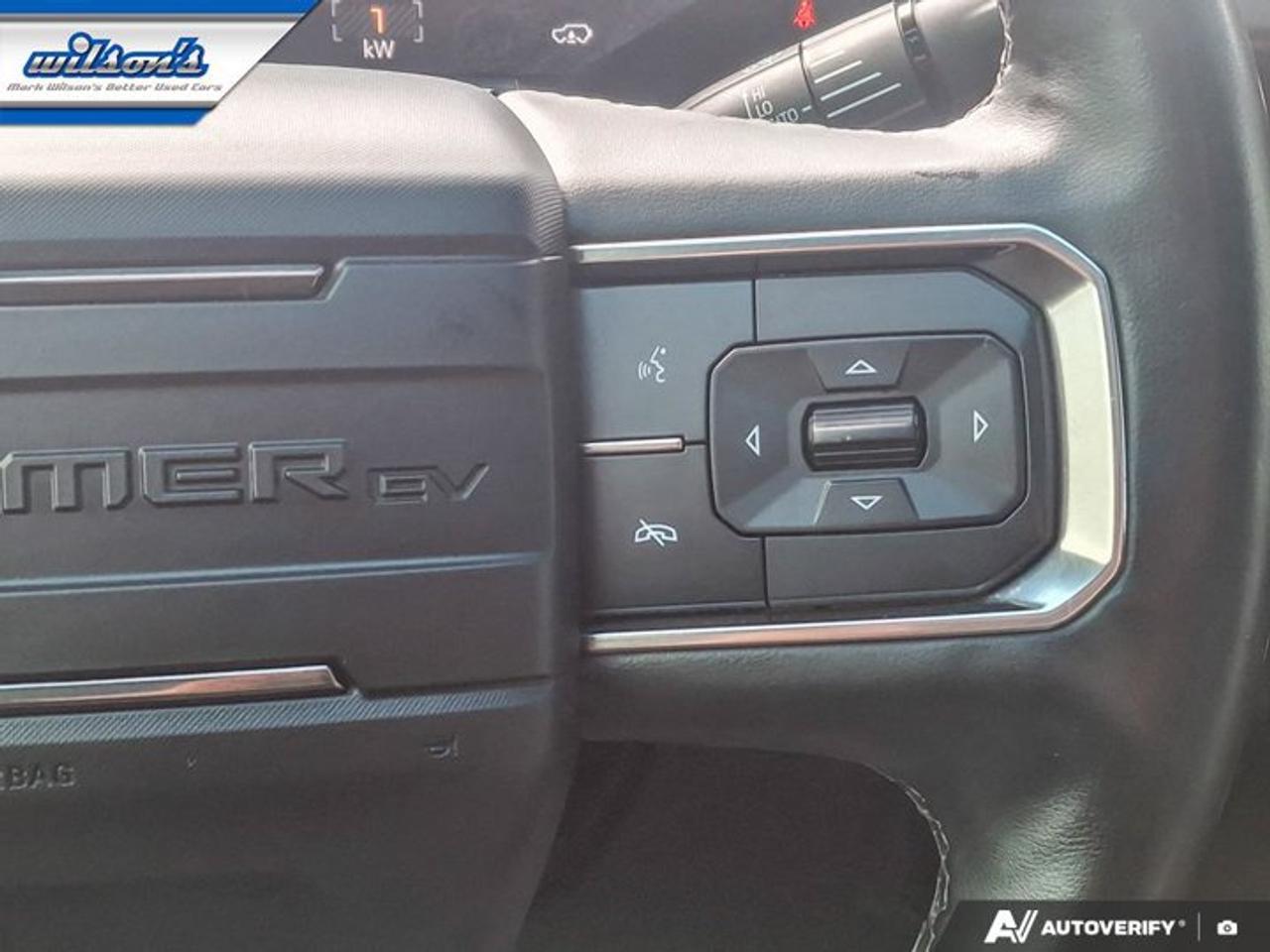 2024 GMC HUMMER EV SUV 2X 4WD | Convertible Hardtop | Void Black | Leather | Cooled + Heated Seats | Heated Wheel and More! Photo