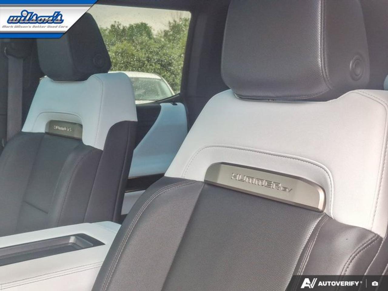 2024 GMC HUMMER EV SUV 2X 4WD | Convertible Hardtop | Void Black | Leather | Cooled + Heated Seats | Heated Wheel and More! Photo