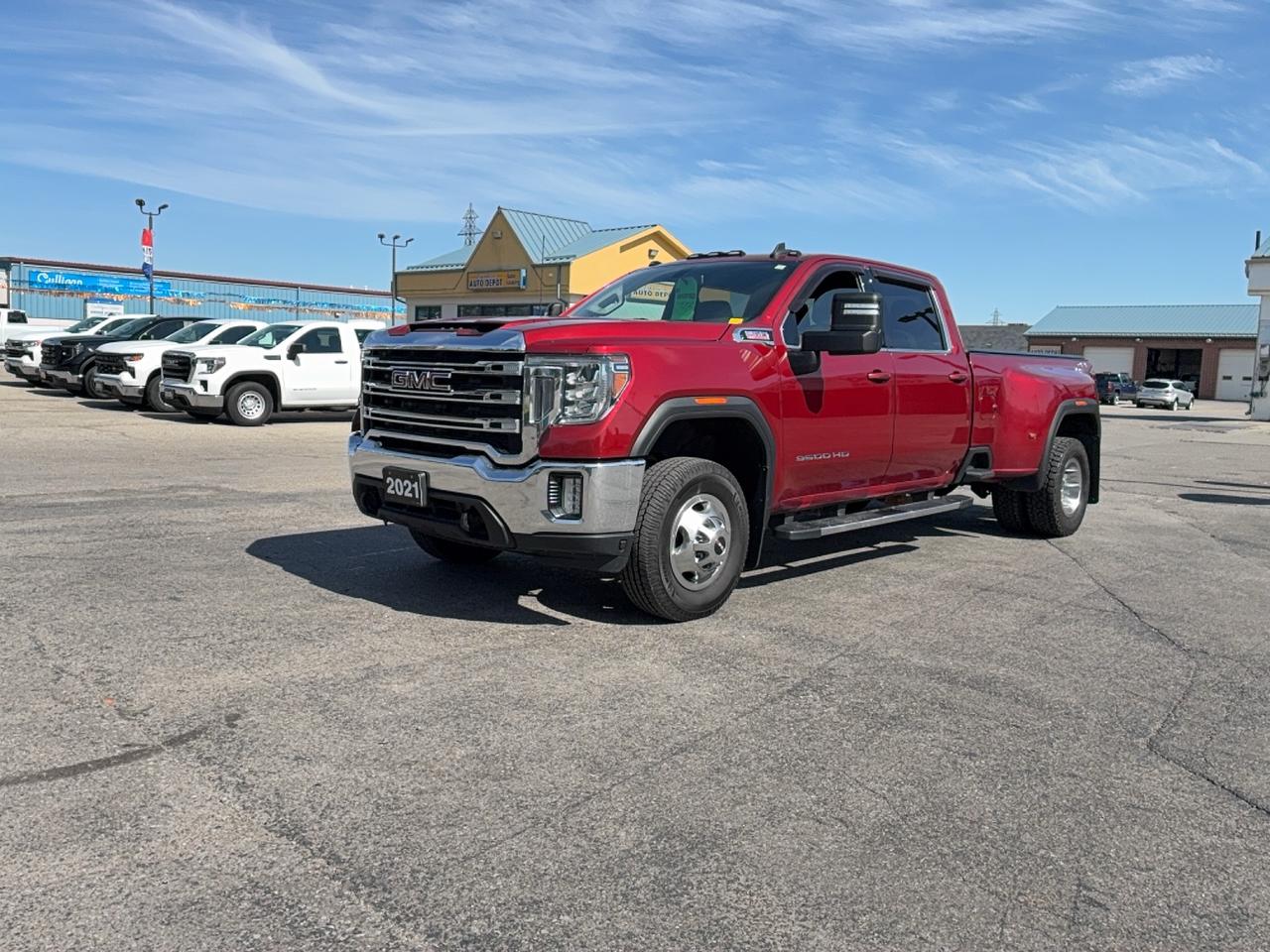 2021 GMC Sierra 3500 HD SLE 4WD CrewCab 6.6L8cylDiesel 8ftBox