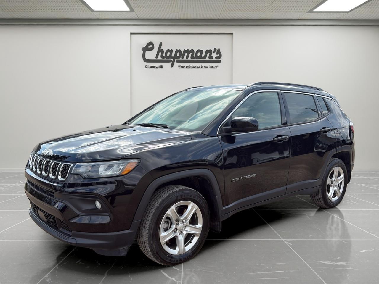 Used 2023 Jeep Compass North Cold Weather Comfort: Heated Seats, Heated Steering Wheel & Remote Entry for sale in Killarney, MB
