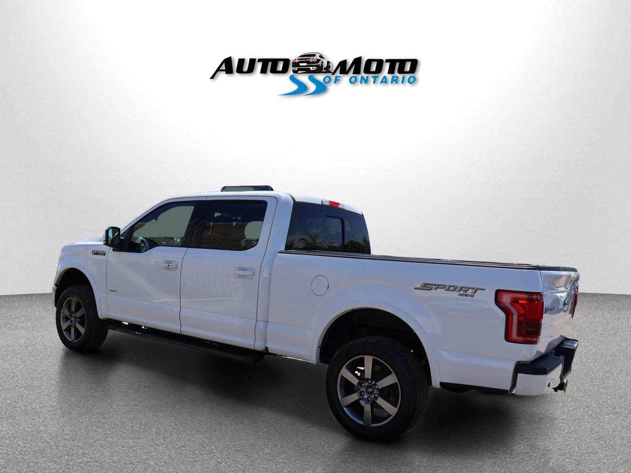 2015 Ford F-150 3.5L V6 LARIAT-SPORT PKG CREW 4WD CERTIFIED *1 OWNER* CAMERA NAV BLUETOOTH LEATHER HEATED SEATS PANO ROOF CRUISE ALLOYS Photo3