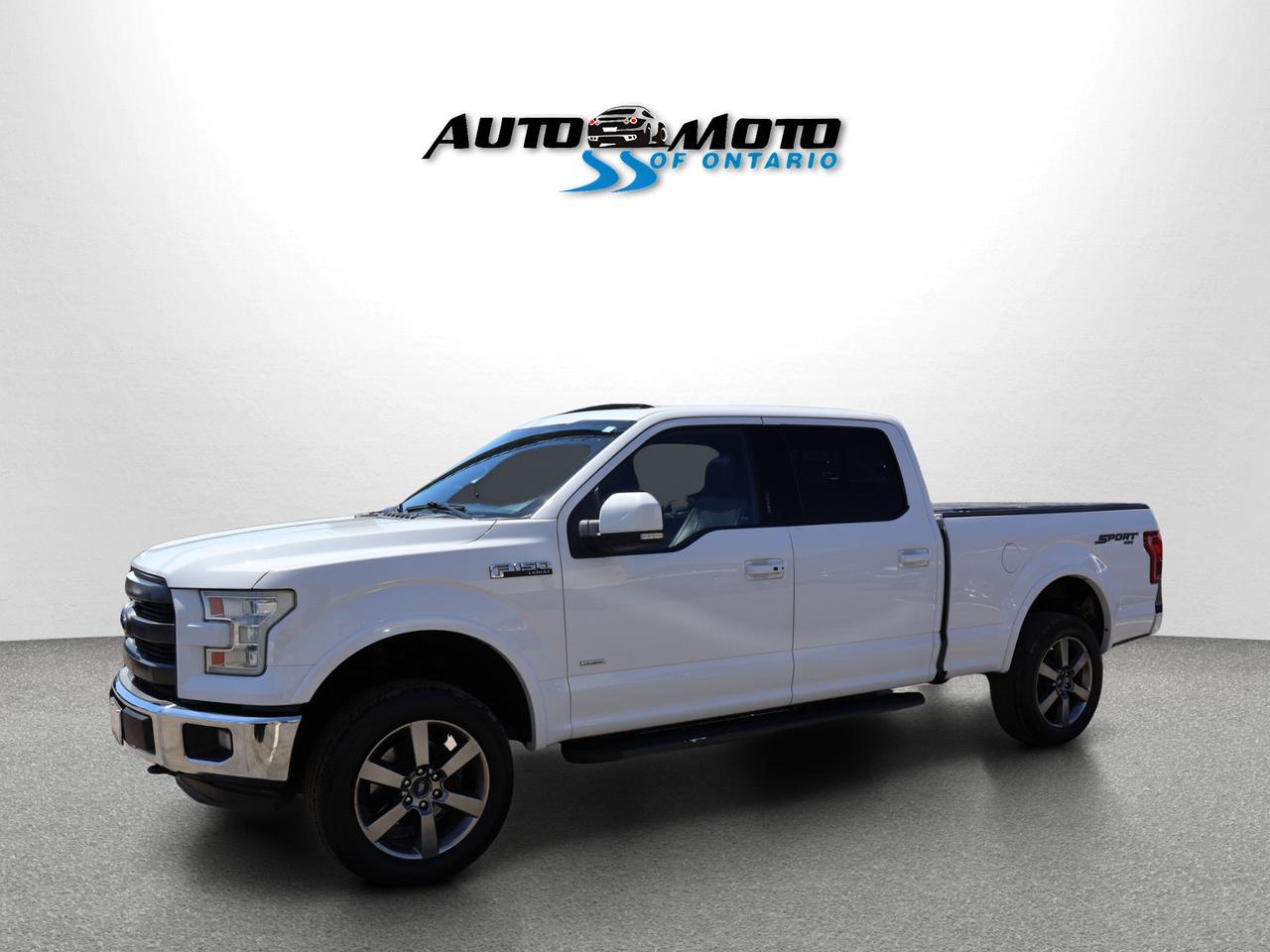2015 Ford F-150 3.5L V6 LARIAT-SPORT PKG CREW 4WD CERTIFIED *1 OWNER* CAMERA NAV BLUETOOTH LEATHER HEATED SEATS PANO ROOF CRUISE ALLOYS Photo