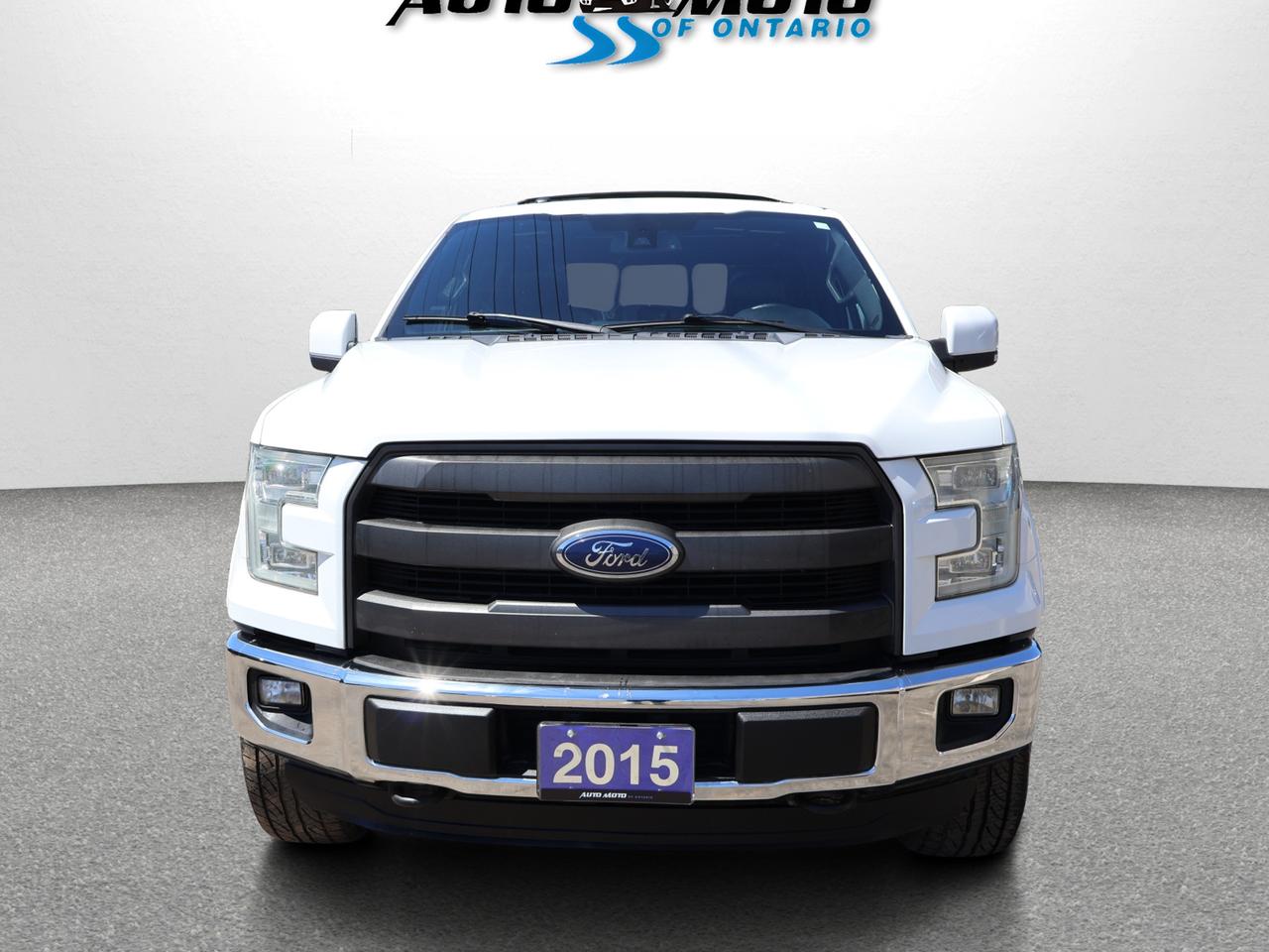 2015 Ford F-150 3.5L V6 LARIAT-SPORT PKG CREW 4WD CERTIFIED *1 OWNER* CAMERA NAV BLUETOOTH LEATHER HEATED SEATS PANO ROOF CRUISE ALLOYS Photo