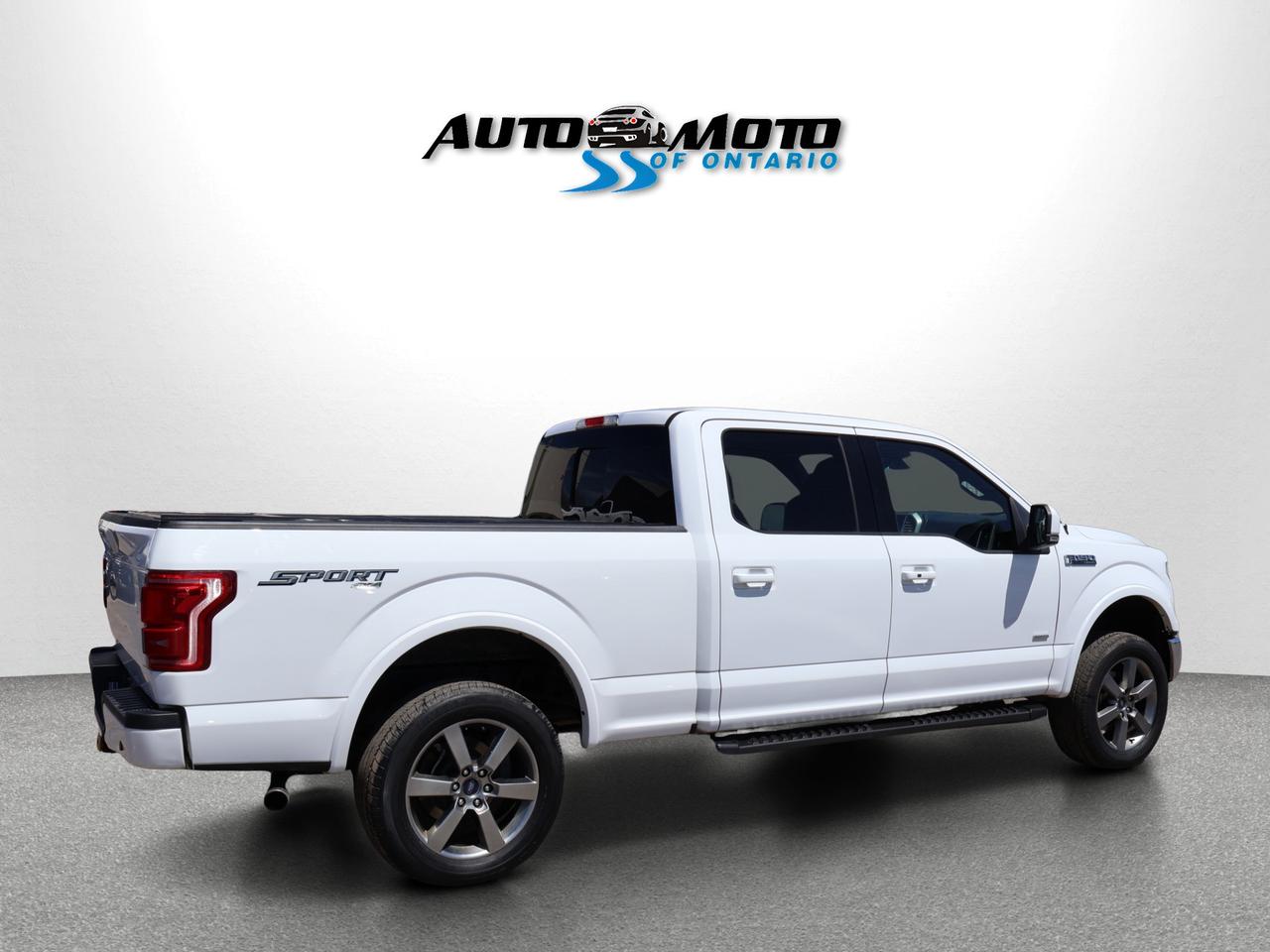 2015 Ford F-150 3.5L V6 LARIAT-SPORT PKG CREW 4WD CERTIFIED *1 OWNER* CAMERA NAV BLUETOOTH LEATHER HEATED SEATS PANO ROOF CRUISE ALLOYS Photo