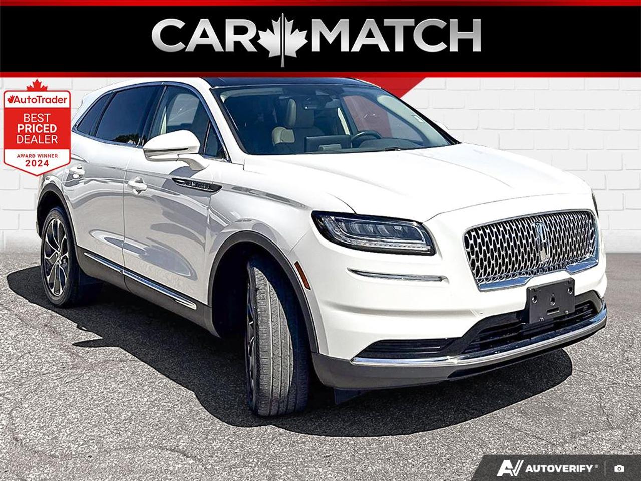 2022 Lincoln Nautilus RESERVE / NO ACCIDENTS / PANO ROOF / NAV / LEATHER Photo