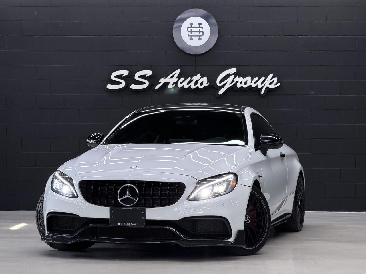 2017 Mercedes-Benz C63 AMG C63 S COUPE|CARBON INT.|NAV|BSM|FCW|BURMESTER|PANO| Photo0