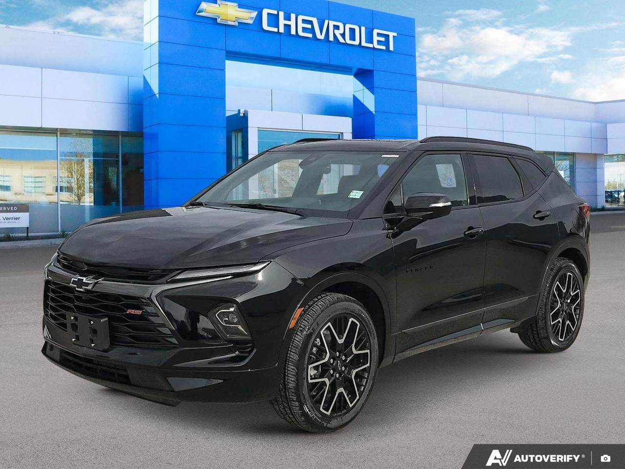 Price Includes Added Accessories Plus Engine Block Heater | Convenience Plus Package | Safety Plus Package
The 2026 Chevrolet Blazer RS in striking Black with Jet Black interior is a well-equipped AWD SUV built for drivers who want capability and comfort in equal measure. With a powerful 3.6L V6, hands-free power liftgate, panoramic sunroof, and a Bose premium audio system, this RS trim delivers a genuinely elevated driving experience right from the factory.

- AWD with 3.6L 6-cylinder engine  confident performance in all conditions
- Power Panoramic tilt-sliding sunroof with power sunshade  floods the cabin with light
- Bose premium 8-speaker system with amplifier and subwoofer  concert-quality sound
- Dual-zone automatic climate control  personalized comfort for driver and front passenger
- Heated steering wheel and power-adjustable front seats with driver lumbar control
- Hands-free power liftgate with emblem projection  convenience youll use every day
- Lane Change Alert, Side Blind Zone Alert, and Rear Cross Traffic Alert  comprehensive awareness around the vehicle
- Remote Start and Universal Home Remote  ready before you even get in
- Teen Driver technology with in-vehicle report card  ideal for families with new drivers

Ready to make it yours? Visit us at Birchwood Chevrolet Buick GMC or explore this Blazer RS online at birchwoodchevrolet.ca. Book a test drive, start your purchase, or contact our team with any questions  were here to make the process straightforward and enjoyable.
See three brands under one roof at Birchwood Chevrolet Buick GMC  the only place in Winnipeg where you can compare GMC, Chevrolet, and Buick all in one visit. Save yourself some time, see a great selection, and learn everything you need to know. 

Your Experience is Everything at Birchwood Chevrolet Buick GMC. 

Click, call (204) 837-5811, or visit Birchwood Chevrolet Buick GMC at the Birchwood Auto Park, 3965 Portage Avenue West at the Perimeter.

Dealer Permit #4240.
Dealer permit #4240