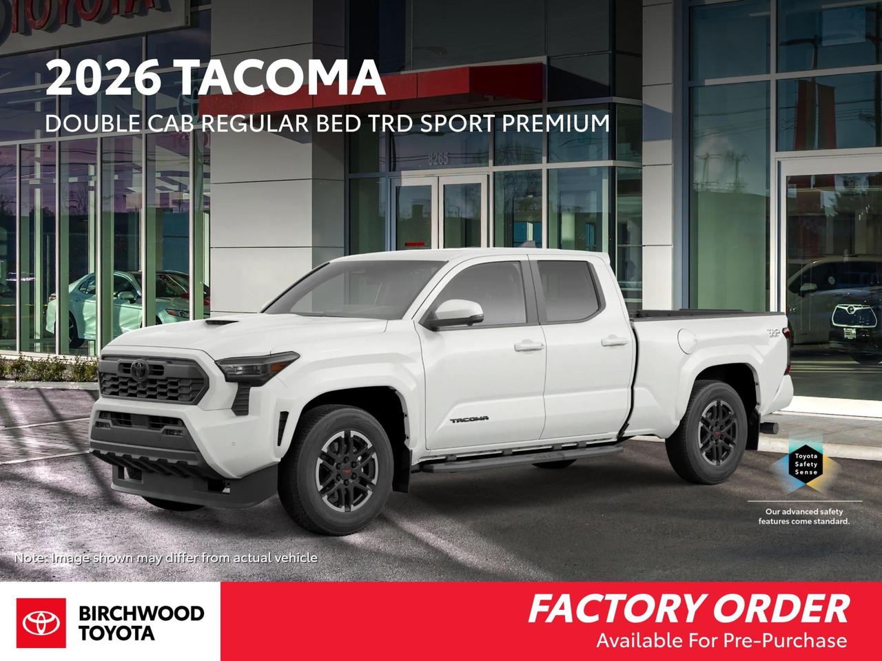 Experience is Everything at Birchwood Toyota! Our mission is to provide the most transparent and efficient sales process for our customers. We strive to provide the best service possible, whether you visit us in person, shop our website, or take advantage of our buy from home program.

Find out what FACTORY INCENTIVES or BIRCHWOOD PROMOTIONS may apply to the vehicle youre interested in driving. Call now! 204-889-3700. 

This vehicle qualifies for Birchwood Toyota Shield, which includes:

Guardian Protection:
- Cosmetic Wheel Protection
- Paintless Dent Repair
- Key/Remote Replacement


Vehicle may not be exactly as shown.

Dealer Permit #0025
Dealer permit #0025