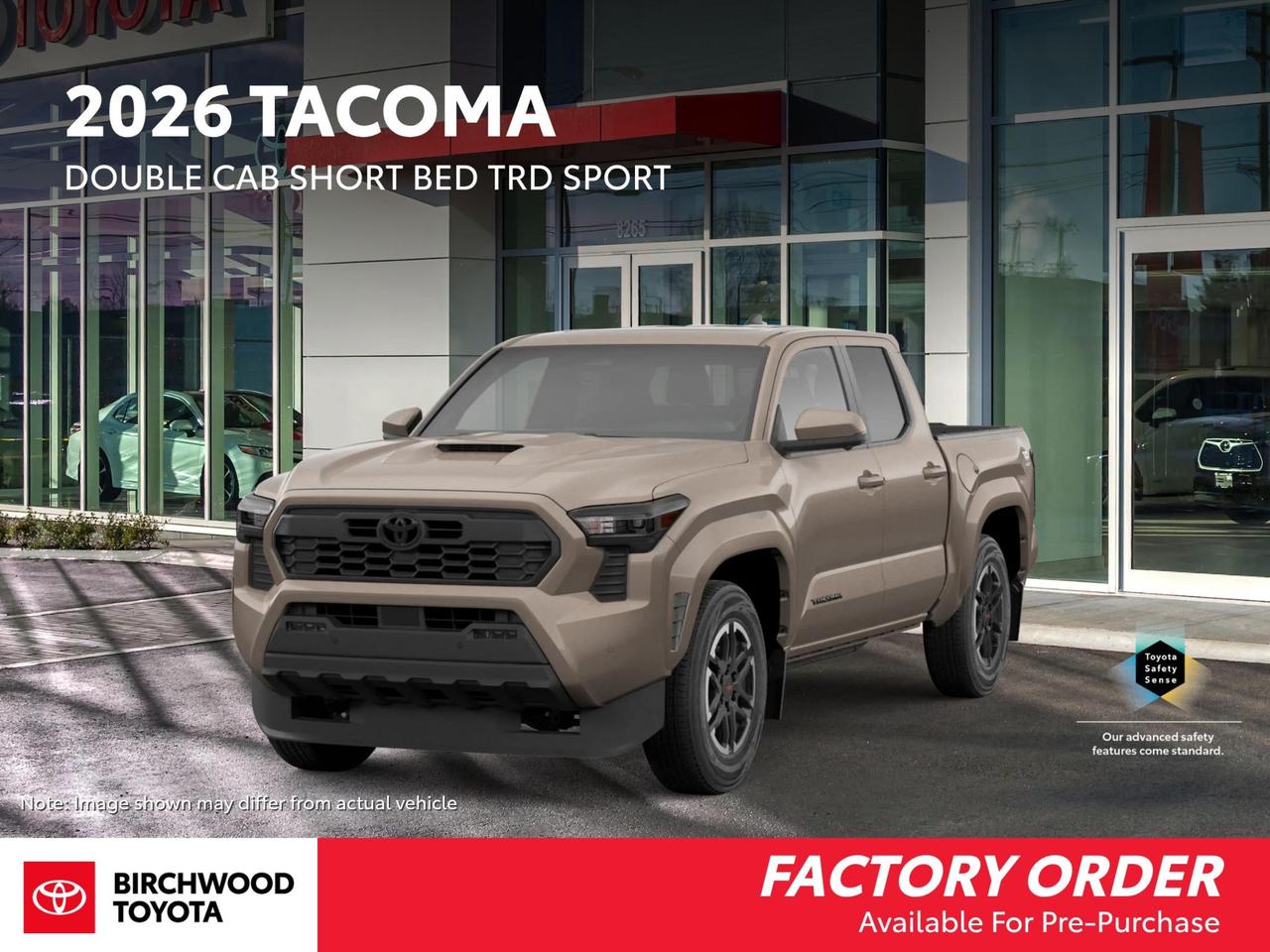 Experience is Everything at Birchwood Toyota! Our mission is to provide the most transparent and efficient sales process for our customers. We strive to provide the best service possible, whether you visit us in person, shop our website, or take advantage of our buy from home program.

Find out what FACTORY INCENTIVES or BIRCHWOOD PROMOTIONS may apply to the vehicle youre interested in driving. Call now! 204-889-3700. 

This vehicle qualifies for Birchwood Toyota Shield, which includes:

Guardian Protection:
- Cosmetic Wheel Protection
- Paintless Dent Repair
- Key/Remote Replacement


Vehicle may not be exactly as shown.

Dealer Permit #0025
Dealer permit #0025