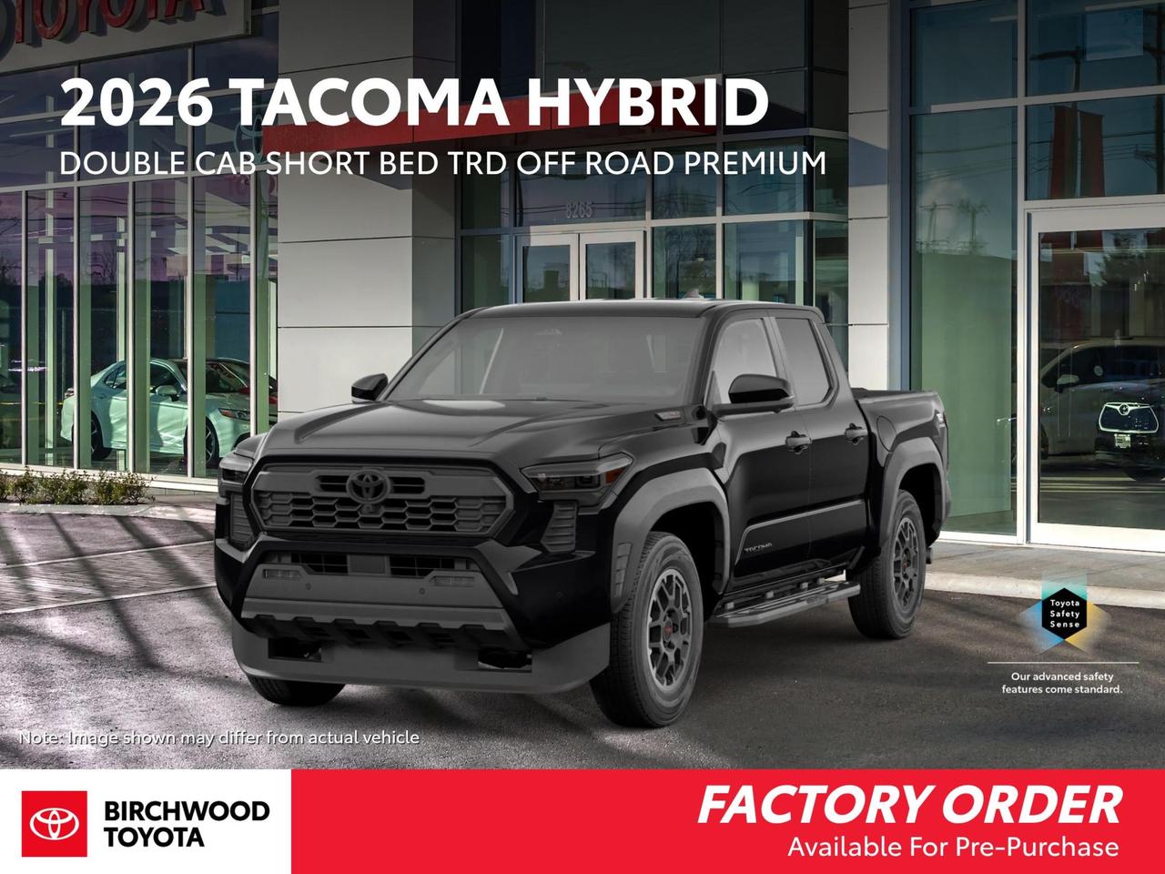 Experience is Everything at Birchwood Toyota! Our mission is to provide the most transparent and efficient sales process for our customers. We strive to provide the best service possible, whether you visit us in person, shop our website, or take advantage of our buy from home program.

Find out what FACTORY INCENTIVES or BIRCHWOOD PROMOTIONS may apply to the vehicle youre interested in driving. Call now! 204-889-3700. 

This vehicle qualifies for Birchwood Toyota Shield, which includes:

Guardian Protection:
- Cosmetic Wheel Protection
- Paintless Dent Repair
- Key/Remote Replacement


Vehicle may not be exactly as shown.

Dealer Permit #0025
Dealer permit #0025