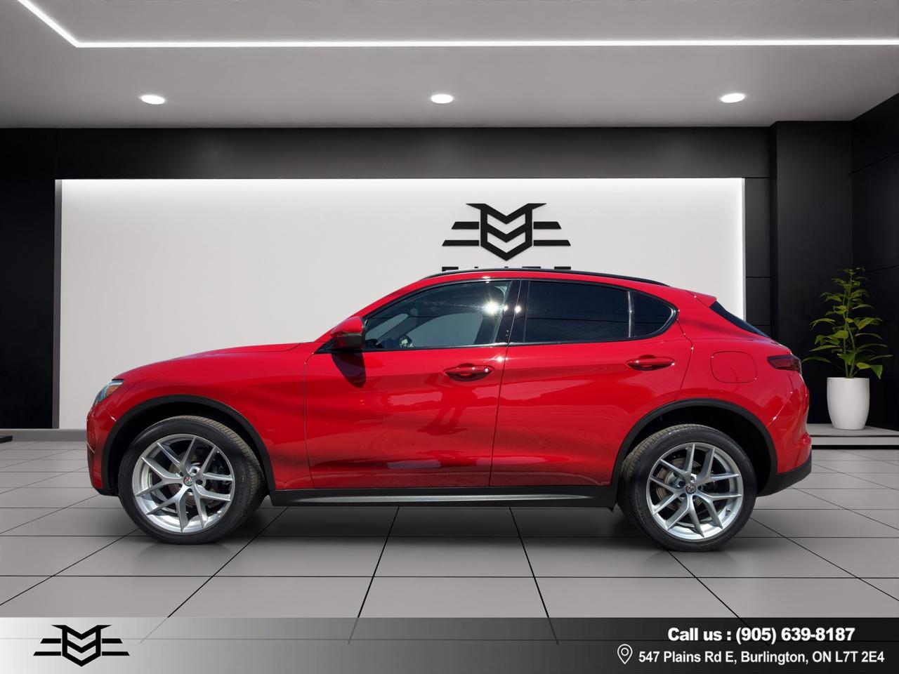 2018 Alfa Romeo Stelvio Ti Sport AWD - One Owner - Navi - Leather !! Photo3