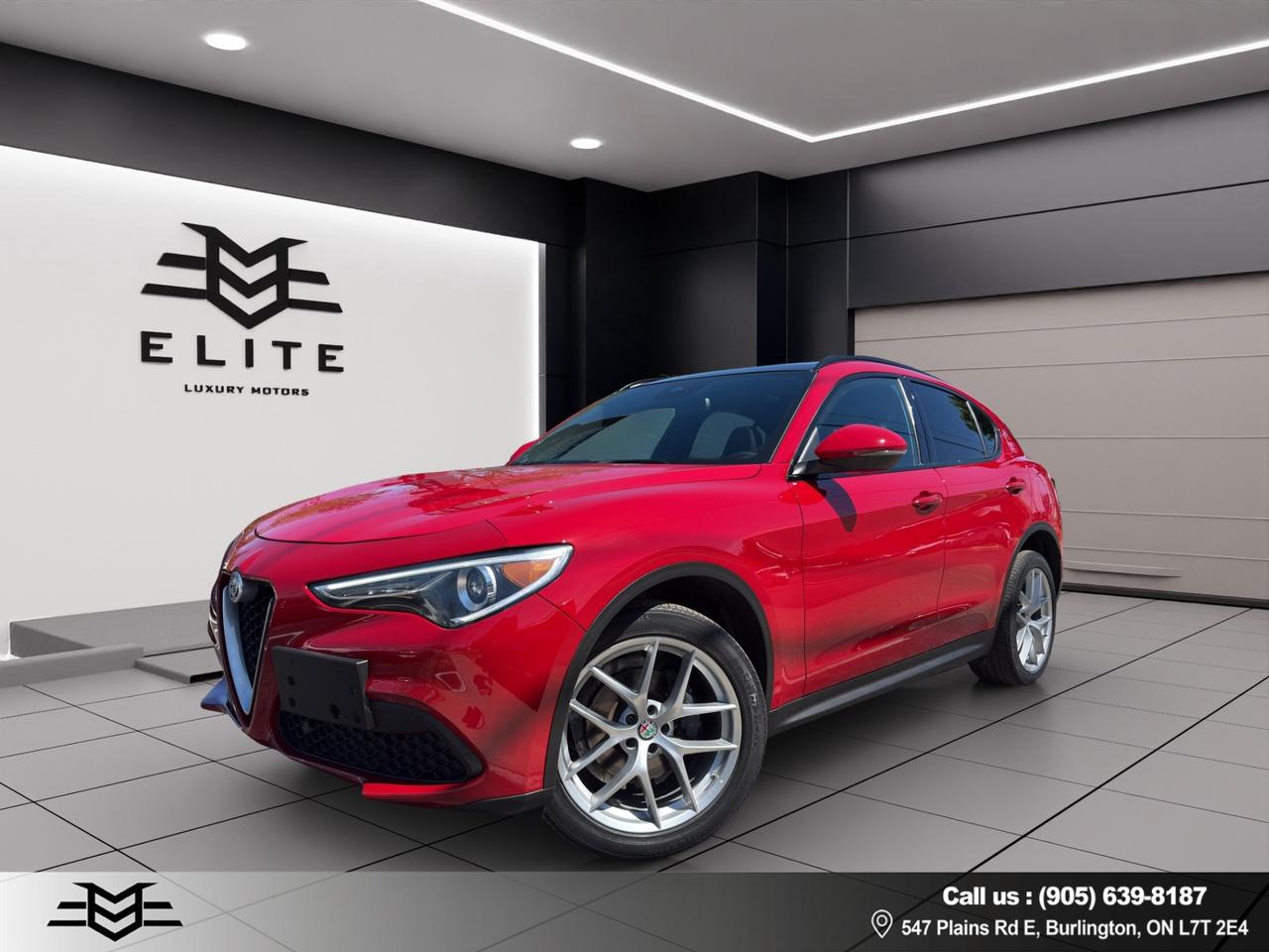 2018 Alfa Romeo Stelvio Ti Sport AWD - One Owner - Navi - Leather !! Photo2