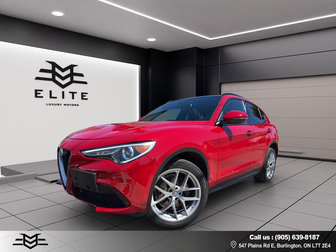 2018 Alfa Romeo Stelvio Ti Sport AWD - One Owner - Navi - Leather !! Photo