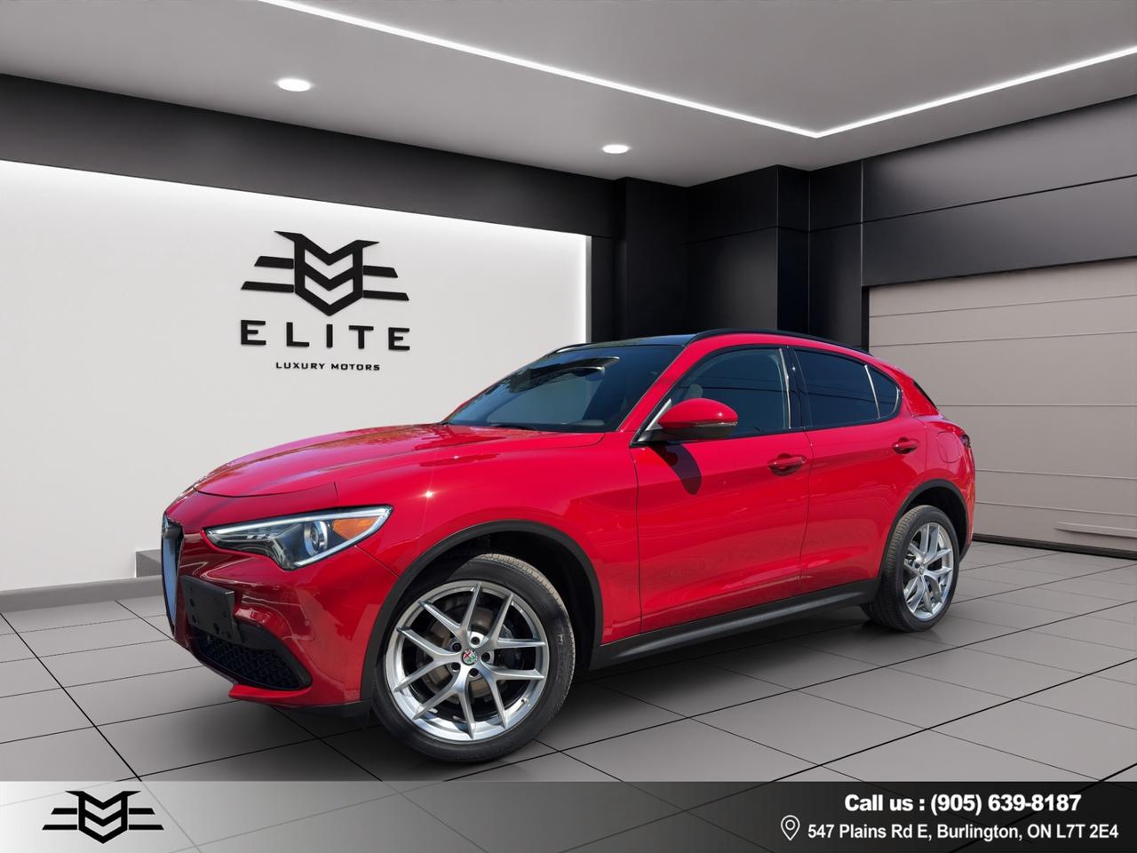 2018 Alfa Romeo Stelvio Ti Sport AWD - One Owner - Navi - Leather !! Photo