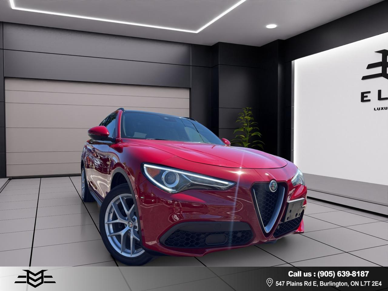 2018 Alfa Romeo Stelvio Ti Sport AWD - One Owner - Navi - Leather !! Photo