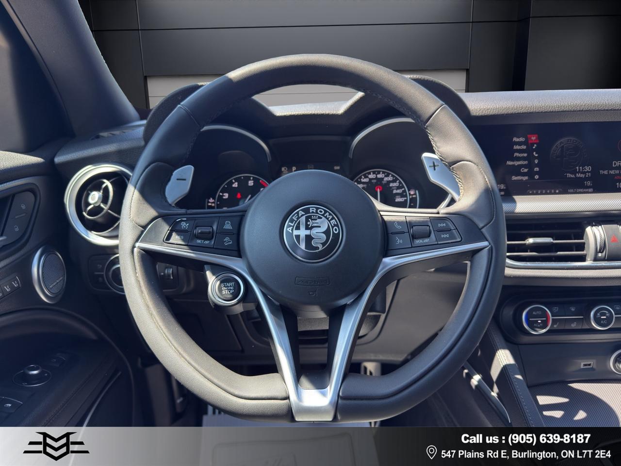 2018 Alfa Romeo Stelvio Ti Sport AWD - One Owner - Navi - Leather !! Photo