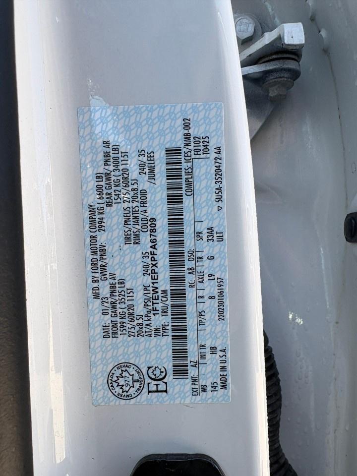 2023 Ford F-150 Lariat 4WD SuperCrew 5.5' Box Photo