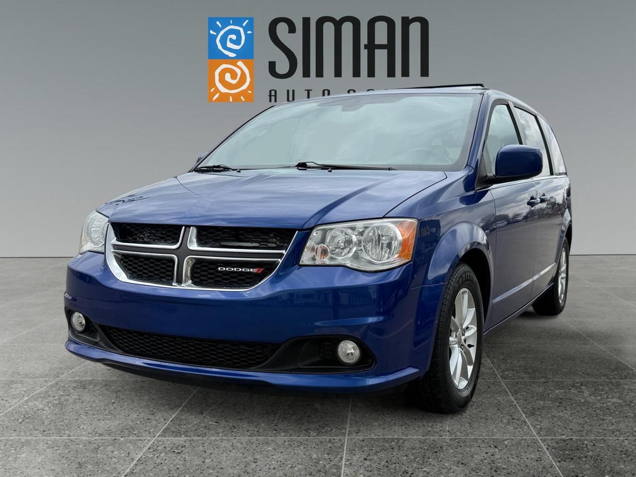 **2020 Dodge Grand Caravan SXT  Family Ready, Comfortable & Loaded with Features**

Looking for a spacious and dependable family vehicle thats built for Saskatchewan living? This **2020 Dodge Grand Caravan SXT** is an excellent choice. With **162,200 km**, this minivan delivers the comfort, practicality, and versatility families need for everyday driving, road trips, and busy lifestyles.

Known for its roomy interior and family-friendly design, the Grand Caravan continues to be one of Canadas most trusted minivans.

**Key Features:**

* Stylish **Alloy Wheels**
* Rear Passenger **Entertainment Screen** to keep everyone entertained on long drives
* Convenient **Remote Starter**  perfect for Saskatchewan winters
* Premium **Automatic Heated Leather Seats**
* High-resolution **Rear Backup Camera**
* **Bluetooth Connectivity** for hands-free calls and music
* Spacious interior with excellent passenger and cargo versatility
* Smooth and comfortable highway driving experience

This vehicle comes with a **Carfax report showing an excellent service history** and confirmed **Saskatchewan vehicle history** for added peace of mind. It has also completed a full **pre-inspection** and received a **fresh full synthetic oil service** along with **new air filters**, ensuring its fully road-ready for its next owner.

**Why Buy From Siman Auto Sales?**

* Easy financing available through 16 banks and lenders
* Trades encouraged
* Aftermarket warranties available for every need and budget
* Proudly serving Saskatchewan for 18 years
* Over 70 vehicles in stock
* Trusted by customerscheck our reviews

At **Siman Auto Sales**, were *large enough to make a difference and small enough to care.*

?? Dont miss out on this family-friendly Dodge Grand Caravan SXTcontact us today to schedule your test drive!