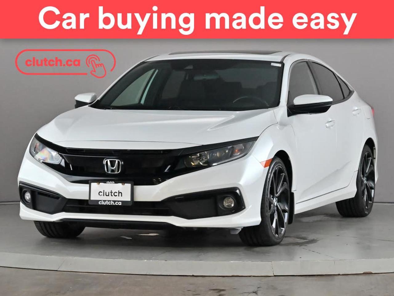 Brake Assist, Front Heated Seats, Folding Rear Seats and more!<br> <br>Clutch is the largest online used car retailer in Canada, delivering a seamless, hassle-free car-buying experience to drivers everywhere. Shop thousands of used cars online, get the right one delivered to your door, and enjoy peace of mind with our 10-Day Money-Back Guarantee. How sweet is that? To learn more, visit clutch.ca.<br> <br>The top features for this car include:<br> <br>Electric Parking Brake<br>Brake Assist<br>Front Heated Seats<br>Folding Rear Seats<br>Climate Control<br>Dual Zone Front Climate Control<br>Speed-Sensitive Volume<br>Bluetooth Music<br>Touchscreen Display<br>Cruise Control<br>Adaptive Cruise Control<br>12V Outlet<br>Hands Free Device Connectivity<br>Apple CarPlay<br>Android Auto<br>USB Input<br>Keyless Entry<br>Push Button Start<br>Passive Keyless Entry<br>Keyfob Remote Start<br>Lane Departure Warning<br>Active Lane Keep Assistance<br>Forward Collision Mitigation<br>Pedestrian Detection<br>One-Touch Windows<br>Rear Window Defroster<br>Sunroof<br>Hill Assistance<br>Automatic High Beams<br>Rear View Camera<br>Power Driver Seat<br>AM/FM Stereo<br> <br>Seamless home delivery - Delivery to your door in a matter of days. Available on select packages.<br> <br>Try it out for 10 days - If you do not like it, we will take it back. <br> <br>Quality assured - All cars go through our rigorous 210-point inspection and reconditioning process.<br> <br>Peace of mind - Warranty and protection plans available.<br> <br>Haggle-free - No haggling or hard sells.<br> <br>100% Transparency - Full inspection reports on every car, including high-res photography and a free Carfax report.<br> <br>Listed price is for cash purchase only and does not include taxes, Shipping Fees (if applicable), Delivery Fees (if applicable), government licensing fees.<br> <br>Previous Provincial Registrations:<br>Ontario<br> <br>Stock # 104950