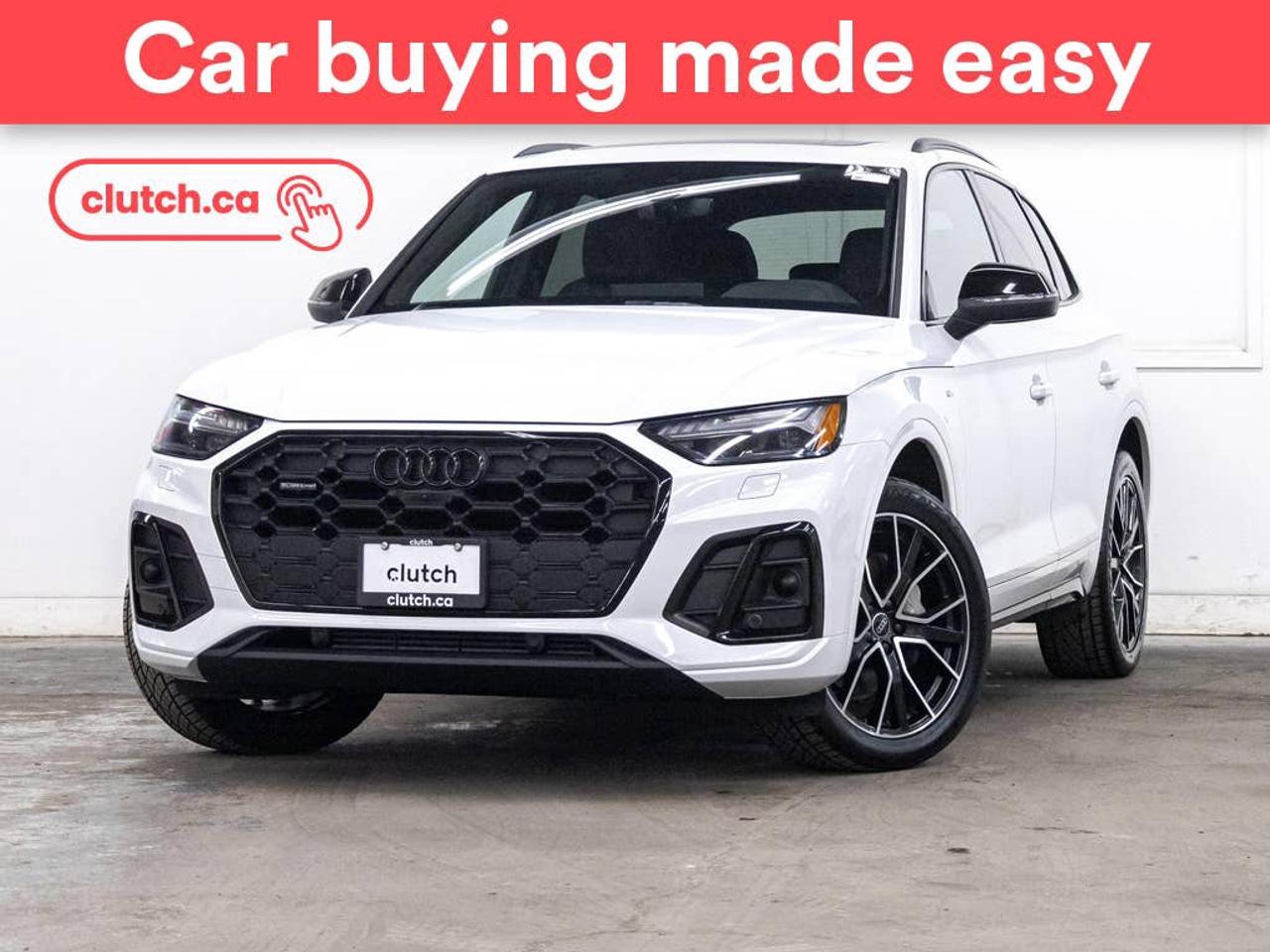 Electric Parking Brake, Brake Assist, Power Tailgate/Hatch and more!<br> <br>Clutch is the largest online used car retailer in Canada, delivering a seamless, hassle-free car-buying experience to drivers everywhere. Shop thousands of used cars online, get the right one delivered to your door, and enjoy peace of mind with our 10-Day Money-Back Guarantee. How sweet is that? To learn more, visit clutch.ca.<br> <br>The top features for this car include:<br> <br>Auto Stop/Start<br>Electric Parking Brake<br>Brake Assist<br>Power Tailgate/Hatch<br>Cornering Lights<br>Auto Dimming Rearview Mirror<br>Front Heated Seats<br>Power Lumbar Support<br>Rear Heated Seats<br>Folding Rear Seats<br>Driver Seat Memory System<br>Climate Control<br>Dual Zone Front Climate Control<br>Rear Climate Control<br>Rear Climate Vents<br>Premium Sound System<br>Speed-Sensitive Volume<br>Bluetooth Music<br>Touchscreen Display<br>GPS Navigation<br>Cruise Control<br>Adaptive Cruise Control<br>Integrated Garage Door Opener<br>12V Outlet<br>Hands Free Device Connectivity<br>Apple CarPlay<br>Android Auto<br>Wireless Charging<br>USB Input<br>Keyless Entry<br>Push Button Start<br>Passive Keyless Entry<br>Front View Camera<br>Power Folding Exterior Mirrors<br>Lane Departure Warning<br>Active Lane Keep Assistance<br>Blindspot Sensors<br>Forward Collision Mitigation<br>Rear Collision Warning<br>Rear Collision Mitigation<br>Pedestrian Detection<br>Heated Steering Wheel<br>One-Touch Windows<br>Rain Sensing Wipers<br>Rear Window Defroster<br>Panoramic Sunroof<br>Hill Assistance<br>Automatic High Beams<br>Rear View Camera<br>Power Driver Seat<br>360 Camera<br>Ambient Lighting<br>Power Passenger Seat<br> <br>Seamless home delivery - Delivery to your door in a matter of days. Available on select packages.<br> <br>Try it out for 10 days - If you do not like it, we will take it back. <br> <br>Quality assured - All cars go through our rigorous 210-point inspection and reconditioning process.<br> <br>Peace of mind - Warranty and protection plans available.<br> <br>Haggle-free - No haggling or hard sells.<br> <br>100% Transparency - Full inspection reports on every car, including high-res photography and a free Carfax report.<br> <br>Listed price is for cash purchase only and does not include taxes, Shipping Fees (if applicable), Delivery Fees (if applicable), government licensing fees.<br> <br>Previous Provincial Registrations:<br>Ontario<br> <br>Stock # 104954