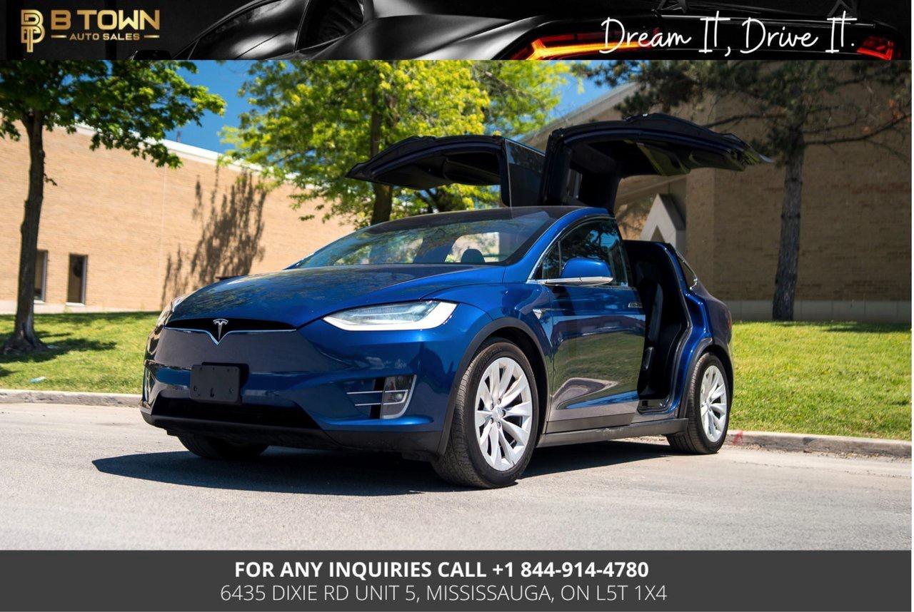 <span><strong>2020 Tesla Model X Long Range AWD finished in Blue delivers cutting-edge electric performance, premium luxury, and exceptional practicality in a full-size electric SUV packag</strong>e.</span><span> Featuring Tesla&rsquo;s signature Falcon Wing doors, advanced technology, and impressive all-electric range, the </span><span>Model X Long Range AWD</span><span> offers a premium driving experience unlike any other.</span>

<span>

Powered by a </span><strong>dual-motor Long Range AWD electric powertrain</strong><span><strong>, the Model X delivers i</strong>nstant acceleration, confident all-weather capability, and outstanding efficiency with zero emissions.</span>




<strong>Factory options included:</strong>

<ul>
<li><span>Long Range AWD Trim</span></li>
<li><span>Dual Motor All-Wheel Drive (AWD)</span></li>
<li><span>Falcon Wing Rear Doors</span></li>
<li><span>Premium Interior Package</span></li>
<li><span>Heated Front & Rear Seats</span></li>
<li><span>Heated Steering Wheel</span></li>
<li><span>Panoramic Windshield</span></li>
<li><span>Large Touchscreen Display</span></li>
<li><span>Navigation System</span></li>
<li><span>Premium Audio System</span></li>
<li><span>Autopilot Capability</span></li>
<li><span>Blind Spot Monitoring</span></li>
<li><span>360&deg; Safety Camera System</span></li>
<li><span>Wireless Phone Connectivity</span></li>
<li><span>Keyless Entry</span></li>
<li><span>Power Tailgate</span></li>
<li><span>Premium Alloy Wheels</span></li>
</ul>








<strong>At B-Town Auto Sales, each vehicle undergoes a comprehensive inspection to ensure exceptional quality and performance. We proudly serve customers across the Greater Toronto Area and beyond, offering competitive financing, trade-ins, and nationwide shipping.</strong>




<strong>$999* FINANCING FEES APPLY.</strong>




<strong>Special Financing price: $47,888 *</strong>

<strong>Cash Price: $49,388 *</strong>




<strong>Thank you for choosing B-Town Auto Sales.</strong>