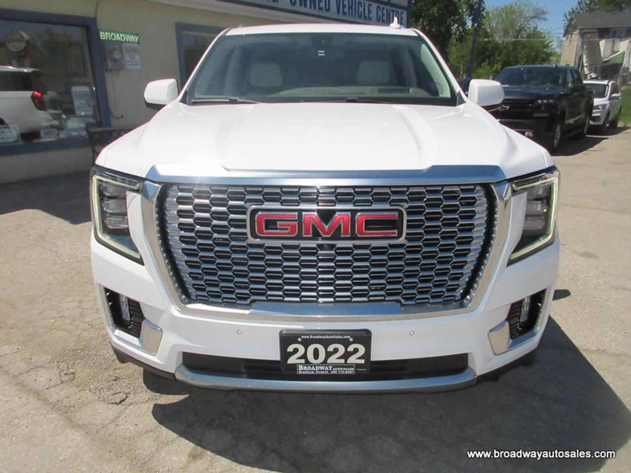 2022 GMC Yukon XL LOADED DENALI-VERSION 7 PASSENGER 6.2L - V8.. 4X4.. CAPTAINS.. 3RD ROW.. PANORAMIC SUNROOF.. LEATHER.. HEATED SEATS & WHEEL.. BACK-UP CAMERA.. Photo