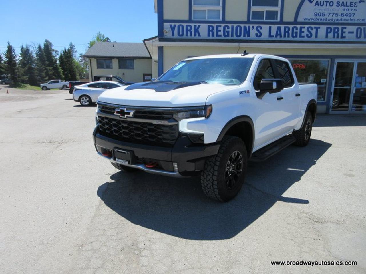 2023 Chevrolet Silverado 1500 LOADED ZR2-MODEL 5 PASSENGER 6.2L - V8.. 4X4.. CREW-CAB.. SHORTY.. POWER SUNROOF.. LEATHER.. HEATED SEATS & WHEEL.. BACK-UP CAMERA.. Photo