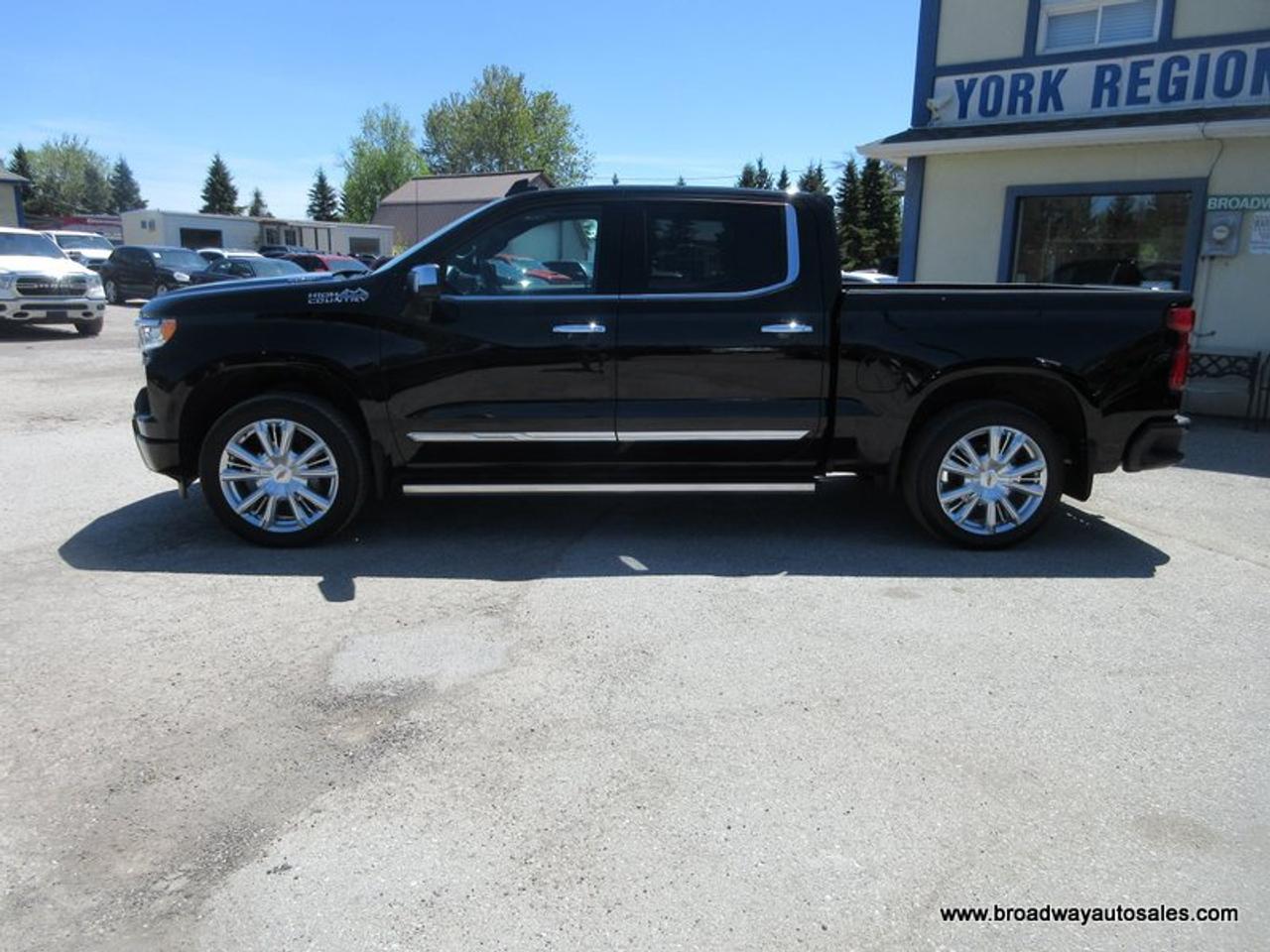 2024 Chevrolet Silverado 1500 LIKE NEW HIGH-COUNTRY-VERSION 5 PASSENGER 3.0L - DURAMAX.. 4X4.. CREW-CAB.. SHORTY.. POWER SUNROOF.. LEATHER.. HEATED SEATS & WHEEL.. BOSE AUDIO.. Photo3