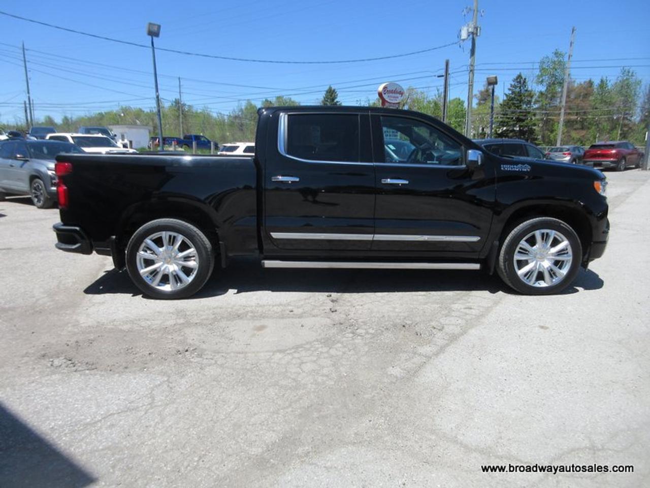 2024 Chevrolet Silverado 1500 LIKE NEW HIGH-COUNTRY-VERSION 5 PASSENGER 3.0L - DURAMAX.. 4X4.. CREW-CAB.. SHORTY.. POWER SUNROOF.. LEATHER.. HEATED SEATS & WHEEL.. BOSE AUDIO.. Photo