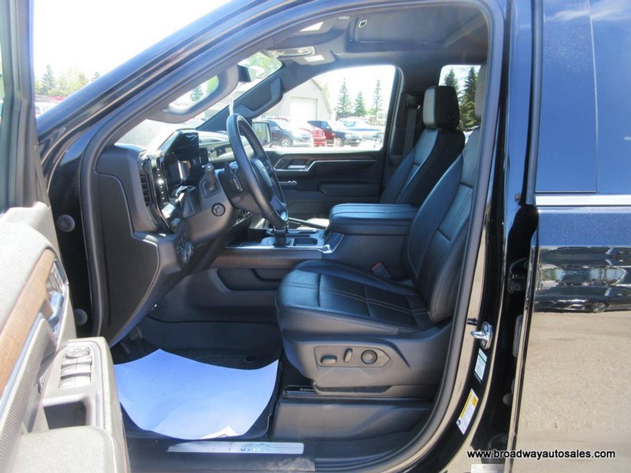 2024 Chevrolet Silverado 1500 LIKE NEW HIGH-COUNTRY-VERSION 5 PASSENGER 3.0L - DURAMAX.. 4X4.. CREW-CAB.. SHORTY.. POWER SUNROOF.. LEATHER.. HEATED SEATS & WHEEL.. BOSE AUDIO.. Photo