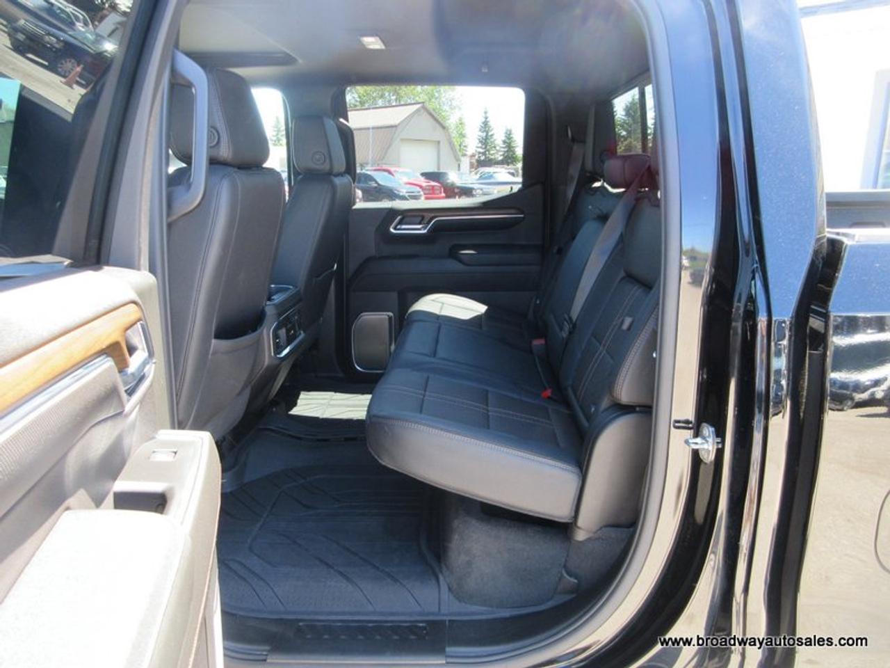 2024 Chevrolet Silverado 1500 LIKE NEW HIGH-COUNTRY-VERSION 5 PASSENGER 3.0L - DURAMAX.. 4X4.. CREW-CAB.. SHORTY.. POWER SUNROOF.. LEATHER.. HEATED SEATS & WHEEL.. BOSE AUDIO.. Photo