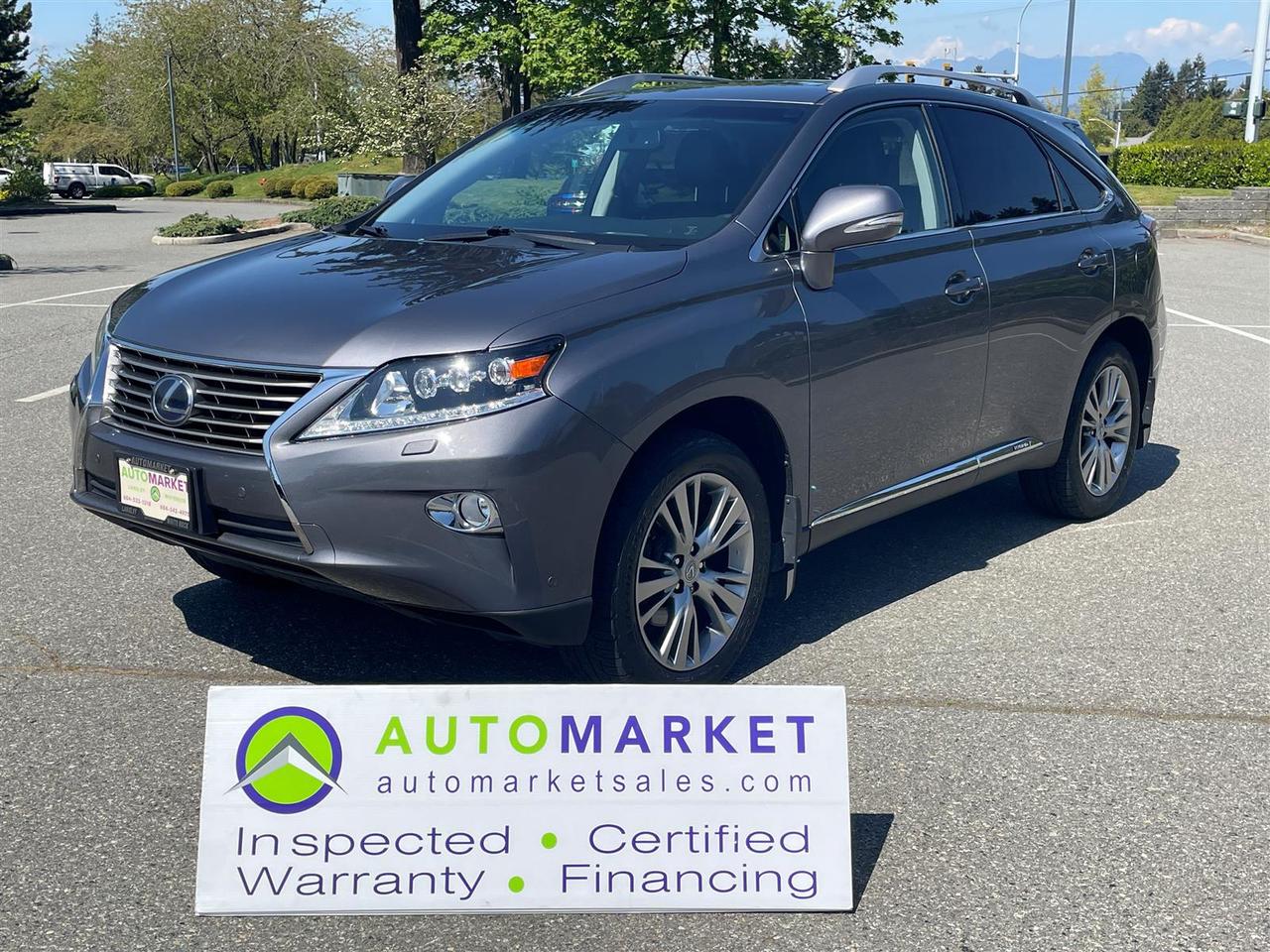 Used 2013 Lexus RX 450h HYBRID, IMMACULATE, LOADED, GREAT FINANCING, INSPECTED & FREE WARRANTY! for sale in Surrey, BC