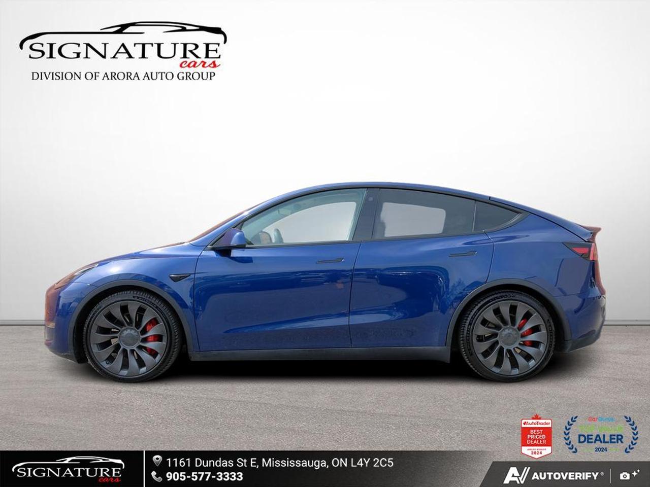 2021 Tesla Model Y Performance No Accidents White Interior Dual Motor Photo