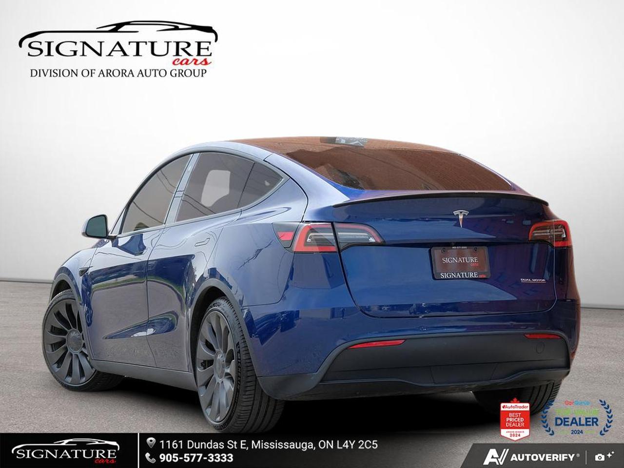 2021 Tesla Model Y Performance No Accidents White Interior Dual Motor Photo