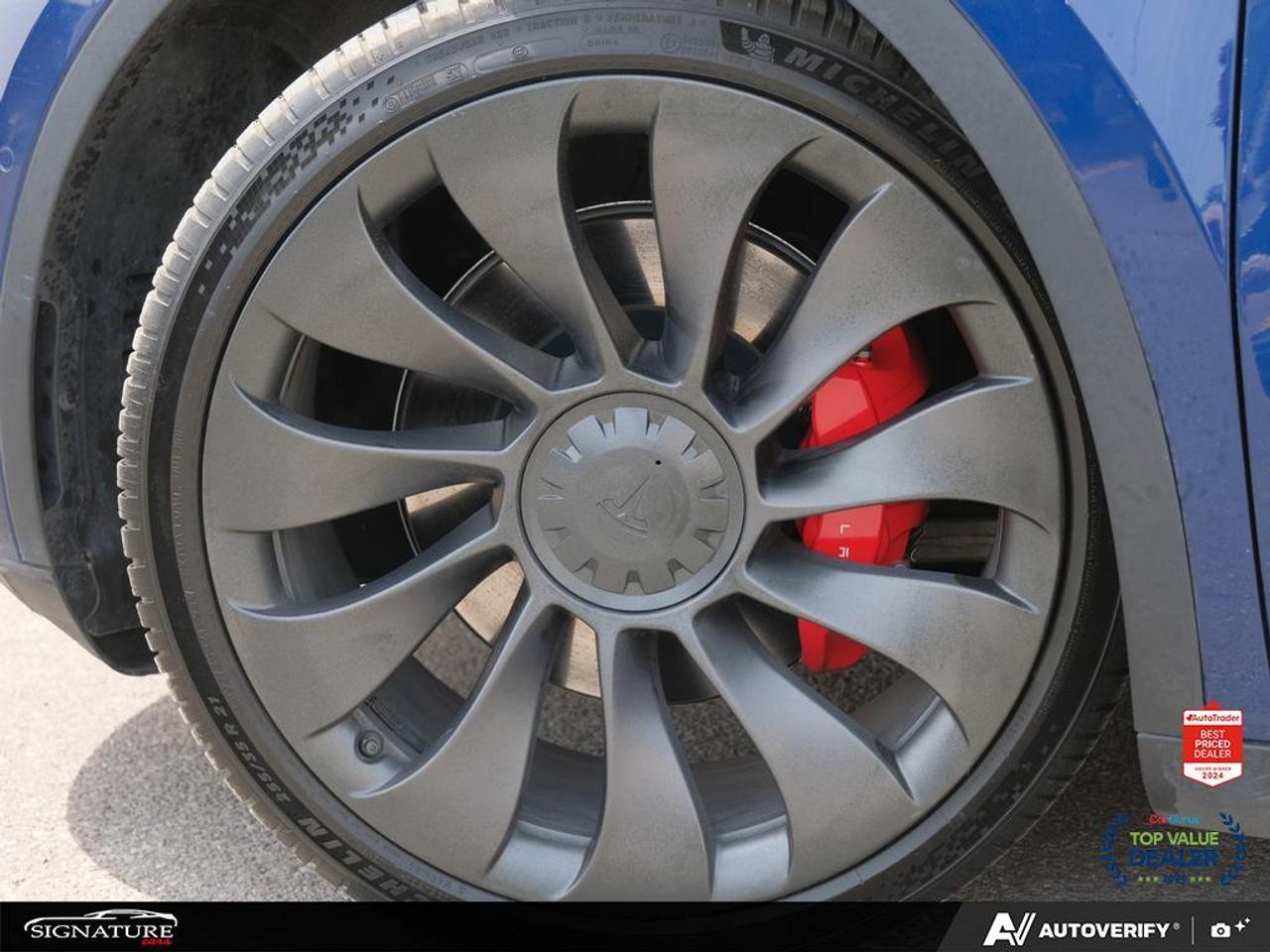 2021 Tesla Model Y Performance No Accidents White Interior Dual Motor Photo