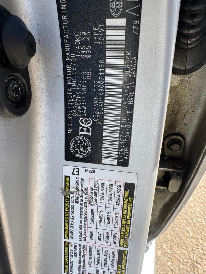 2009 Toyota Corolla CE, ONLY 139KMS, RELIABLE, CERTIFIED Photo