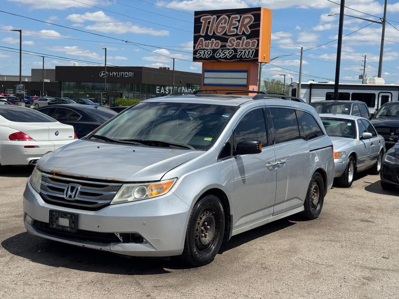 2012 Honda Odyssey AS IS, Touring, POWER STEERING ISSUE, RUNS GOOD