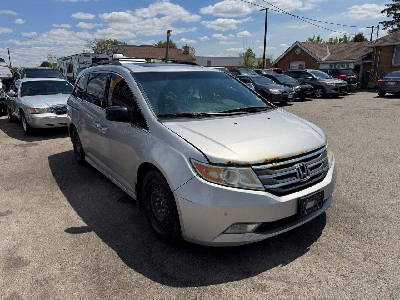 2012 Honda Odyssey AS IS, Touring, POWER STEERING ISSUE, RUNS GOOD Photo