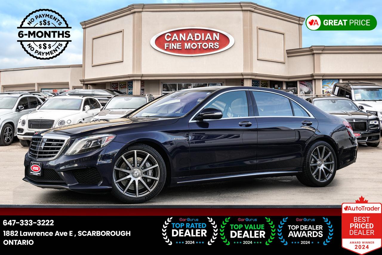 Used 2016 Mercedes-Benz S-Class AMG S 63 4MATIC|NO ACCIDENT|BURMESTER|HUD|PANO for sale in Scarborough, ON