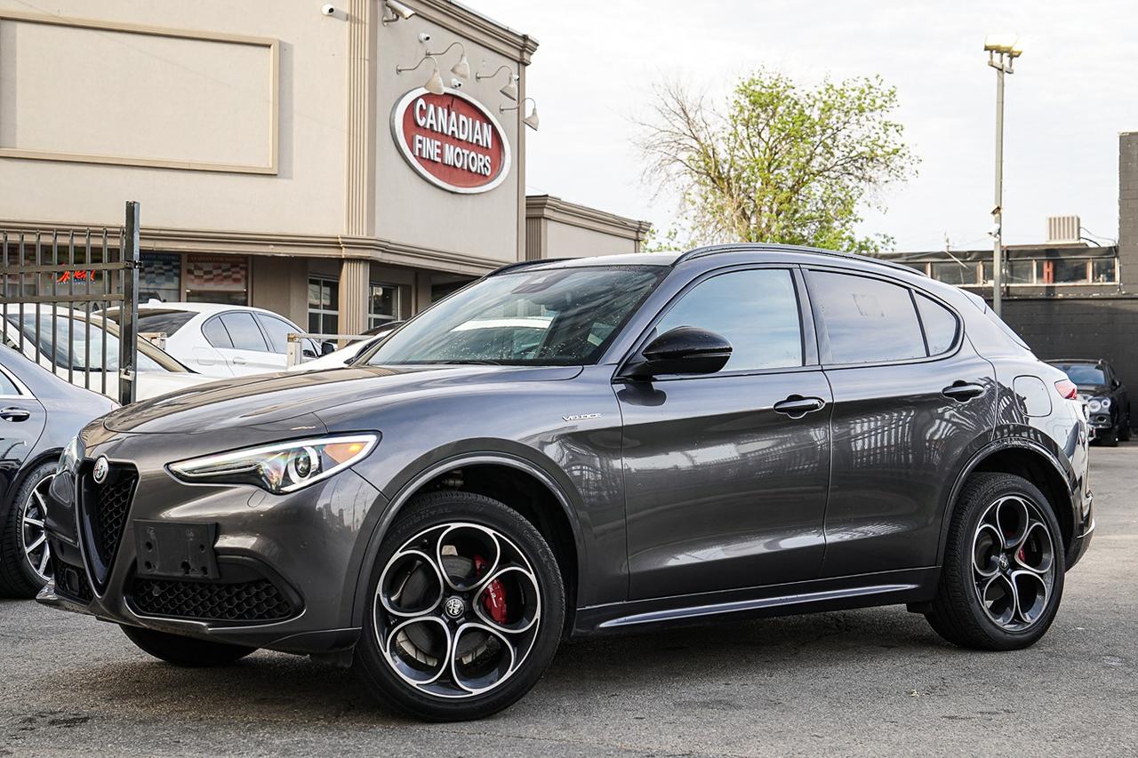 2022 Alfa Romeo Stelvio Veloce AWD | ONE OWNER | NAVI | SUNROOF | RED INT Photo
