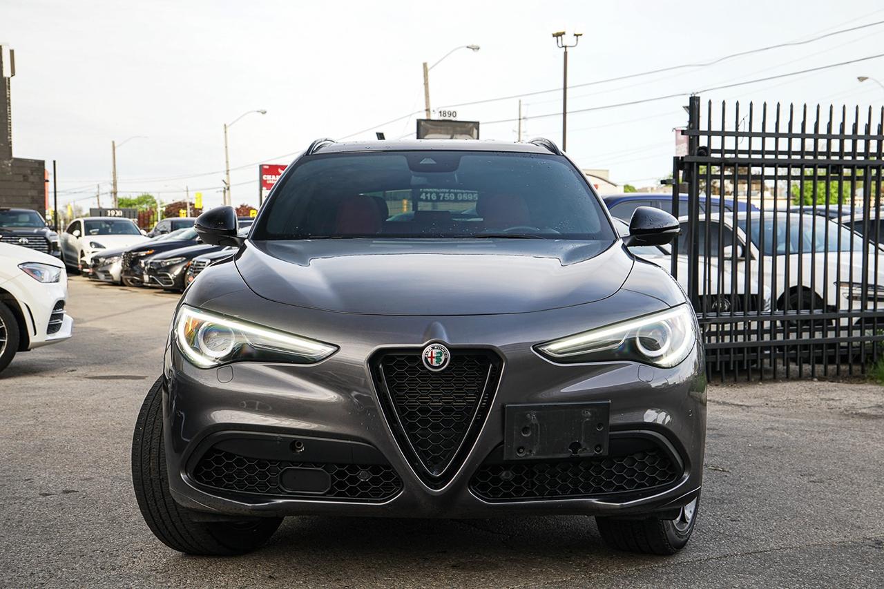 2022 Alfa Romeo Stelvio Veloce AWD | ONE OWNER | NAVI | SUNROOF | RED INT Photo