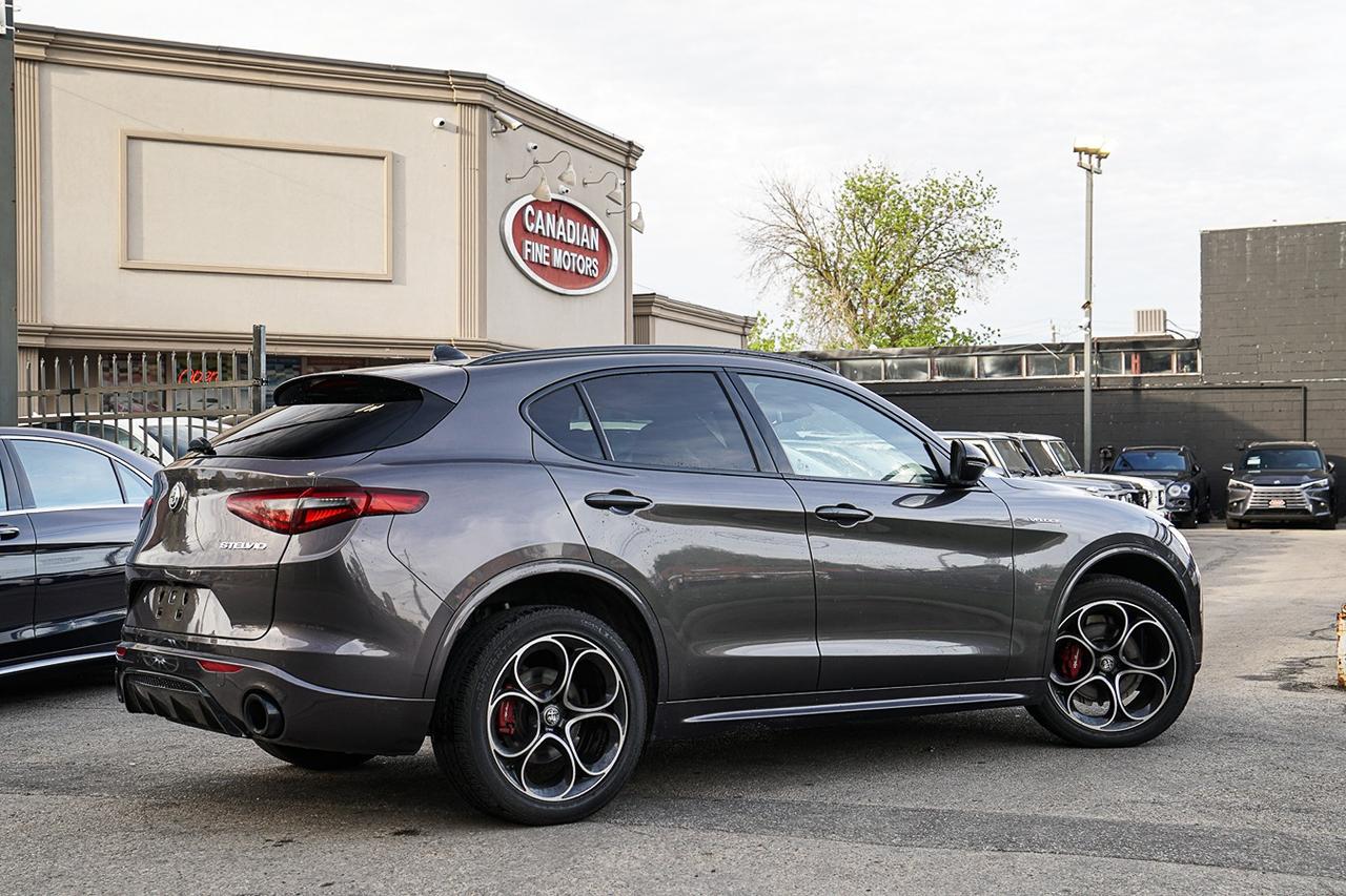 2022 Alfa Romeo Stelvio Veloce AWD | ONE OWNER | NAVI | SUNROOF | RED INT Photo