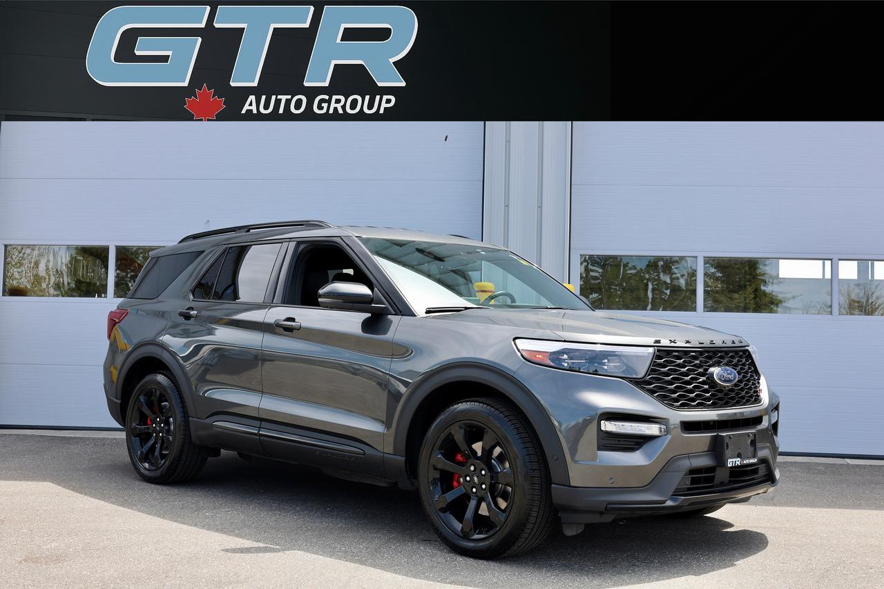 <p>All Inclusive Price: $33,999<br>2020 Ford Explorer ST 4WD - No Accidents, Clean CarFax - Bang & Olufsen Sound System, Massage Seats, Leather, Keyless, Push Start, Remote Start, Backup Camera, Navigation, Forward Collision Warning, Lane Departure Warning, Blind Spot Monitor, Front Heated & Ventilated Seats, Rear Heated Seats, Heated Steering Wheel, Power Memory Seat, Bluetooth, Alloy Wheels, Cruise Control, And Much More.<br>Odometer: 113,000 KM<br>Call Us: (705) 725-1487<br>GTR Auto Group<br>Location: 112 King St, Barrie<br>Business Hours:<br>Monday - Friday: 10am - 6pm<br>Saturday: 10am - 5pm<br>Sunday : Closed<br>www.gtrautogroup.com<br>Apply for Financing Online: www.gtrautogroup.com/financing<br>All our vehicles go through an Ontario Standard Certification Inspection where we make sure the car is safe so you don&rsquo;t have to. If not certified as per OMVIC regulations vehicle is not drivable, not certified and not e-tested. Each Certified vehicle comes with an Ontario Safety Certification and a 36-day or 2000 KM Safety Warranty. At GTR Auto Group, we are revolutionizing the car buying experience. Come see the difference. Full vehicle history is disclosed prior to closing a deal because we want you to know everything about your next vehicle. Countless Financing options are available including $0 DOWN!!! (O.A.C.) All credit types welcome! Bad/Good/No Credit, bankruptcy, consumer proposal, new to Canada, student. Hassle-free approvals. No matter what your credit situation is, You Are Approved. Conditions apply. We Accept Trade-Ins! Bring it by for an Appraisal. Multiple extended warranty options are available to choose from.<br>We Are Proud To Serve Clients All Over Canada & Ontario - Toronto, Markham, Richmond Hill, Mississauga, Oshawa, Etobicoke, Newmarket, Pickering, Whitby, Ajax, North York, Scarborough, Barrie, Orangeville, Waterloo, Milton, Kitchener, Ottawa, Aurora, London, Kingston, Hamilton, Muskoka, Belleville, Brant, Brantford, Brockville, Cornwall, Windsor, Sudbury, Guelph, Orillia, Sarnia, Timmins, Thunder Bay, Welland, Pembroke, St Catharines, St. Thomas, Thorold, Ottawa, Owen Sound, Haldimand County, Kenora and Niagara Falls.<br>PRICES DISPLAYED: HST and licensing fees are not included.<br>FINANCING OPTIONS: Enjoy rates as low as 6.99% with $0 down and no payments for 3 months (O.A.C). Our expert financing team partners with major banks and lenders to secure the lowest rates and most flexible terms for your car loan.&nbsp;<br>We strive to provide accurate and up-to-date listing information; however, GTR Auto Group is not responsible for any errors, omissions, or typographical mistakes. Prices are subject to change without notice. Please contact us to confirm details.</p>
