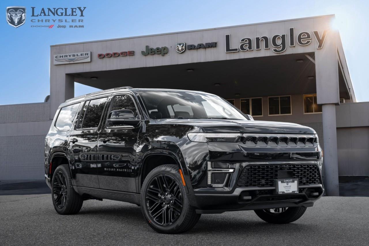 <p><strong>2026 Jeep Grand Wagoneer Limited Reserve 4x4</strong></p><p>A luxurious and powerful full-size SUV that blends premium comfort with exceptional towing capability.</p><ul><li><p>Engine: 3.0L Hurricane Twin-Turbo I-6 (420 hp, 468 lb-ft torque)</p></li><li><p>Transmission: 8-speed automatic</p></li><li><p>Max Towing: Up to 10,000 lbs</p></li><li><p>Drivetrain: 4x4 with Two-Speed Transfer Case</p></li><li><p>Seating: 7-passenger capacity</p></li></ul><p>Come book a test drive at Langley Chrysler, conveniently located in Langley, British Columbia.</p>*All new vehicle purchases are plus the PDI accessory installs and any price increases provided by the manufacturer. For trucks the accessories will include wheel locks, spray-in liners, and mud flaps. For all other vehicles, wheel locks are standard, other equipment may apply. Confirm with the dealer.

<p>*All prices are net of all manufacturer incentives and/or rebates and are subject to change by the manufacturer without notice. All prices plus applicable taxes, applicable environmental recovery charges, documentation of $599 and full tank of fuel surcharge of $76 if a full tank is chosen.<br />Other items available that are not included in the above price:<br />Tire & Rim Protection and Key fob insurance starting from $599<br />Service contracts (extended warranties) for up to 7 years and 200,000 kms starting from $599<br />Custom vehicle accessory packages, mudflaps and deflectors, tire and rim packages, lift kits, exhaust kits and tonneau covers, canopies and much more that can be added to your payment at time of purchase<br />Undercoating, rust modules, and full protection packages starting from $199<br />Flexible life, disability and critical illness insurances to protect portions of or the entire length of vehicle loan?im?im<br />Financing Fee of $500 when applicable<br />Prices shown are determined using the largest available rebates and incentives and may not qualify for special APR finance offers. See dealer for details. This is a limited time offer.</p>