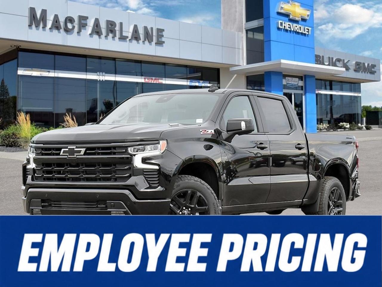 <p>Experience diesel-powered capability, bold sport styling and advanced truck technology in this new <strong>2026 Chevrolet Silverado 1500 RST Crew Cab 4WD</strong>. Available at MacFarlane Chevrolet Buick GMC in Petrolia, Ontario, this full-size pickup is an excellent choice for towing, hauling, family travel and everyday driving throughout Southwestern Ontario.</p><p>Powered by the <strong>3.0L Duramax Turbo-Diesel inline-six engine</strong>, this Silverado delivers 305 horsepower and an impressive 495 lb.-ft. of torque. Paired with a smooth <strong>10-speed automatic transmission</strong>, the Duramax provides strong low-end performance, confident trailering capability and excellent highway efficiency. The VIN configuration corresponds to an RST Crew Cab 4WD equipped with the 3.0L Duramax diesel engine.</p><p>The RST trim creates a distinctive street-inspired appearance with body-colour exterior details, signature LED lighting and bold Chevrolet styling. Inside, the spacious Crew Cab provides generous passenger room, while Chevrolets durable cargo bed includes 12 standard tie-downs for securing tools, equipment and recreational gear.</p><p>Stay connected through an available <strong>13.4-inch infotainment touchscreen</strong>, a 12.3-inch digital Driver Information Centre, wireless Apple CarPlay and Android Auto compatibility. Standard Chevrolet Safety Assist provides six advanced driver-assistance technologies for added confidence.</p><p>Visit MacFarlane Chevrolet Buick GMC to explore this <strong>2026 Chevrolet Silverado 1500 RST Duramax for sale near Sarnia, Strathroy, London and throughout Lambton County</strong>.</p>