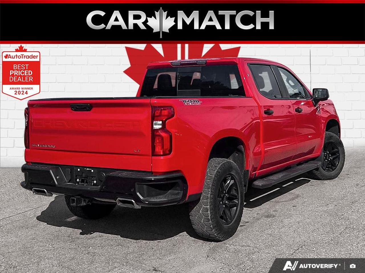2022 Chevrolet Silverado 1500 LT TRAILBOSS / Z71 / ONE OWNER / LEATHER / ROOF Photo3